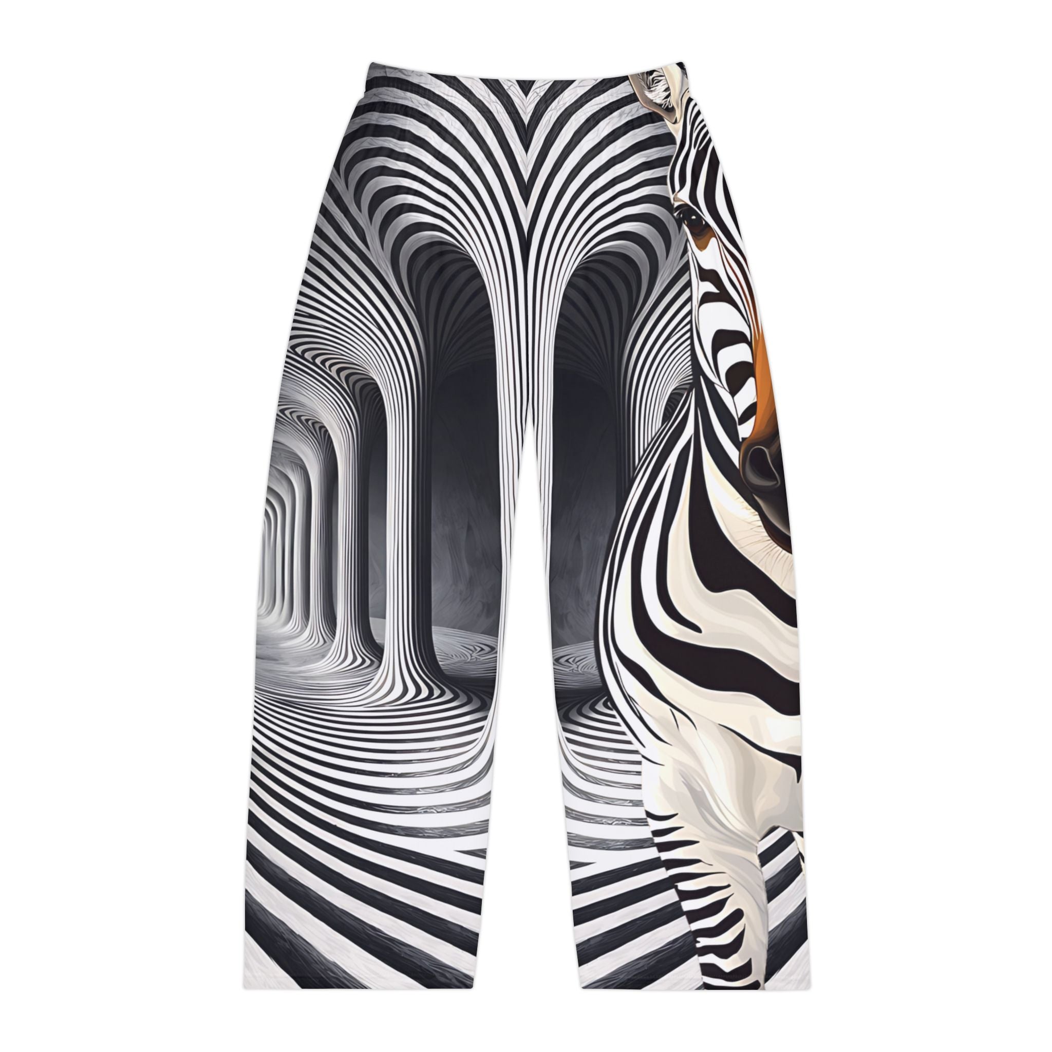 Trendy Zebra Pattern Men's Pajama Pants – Stylish Comfort for Relaxation