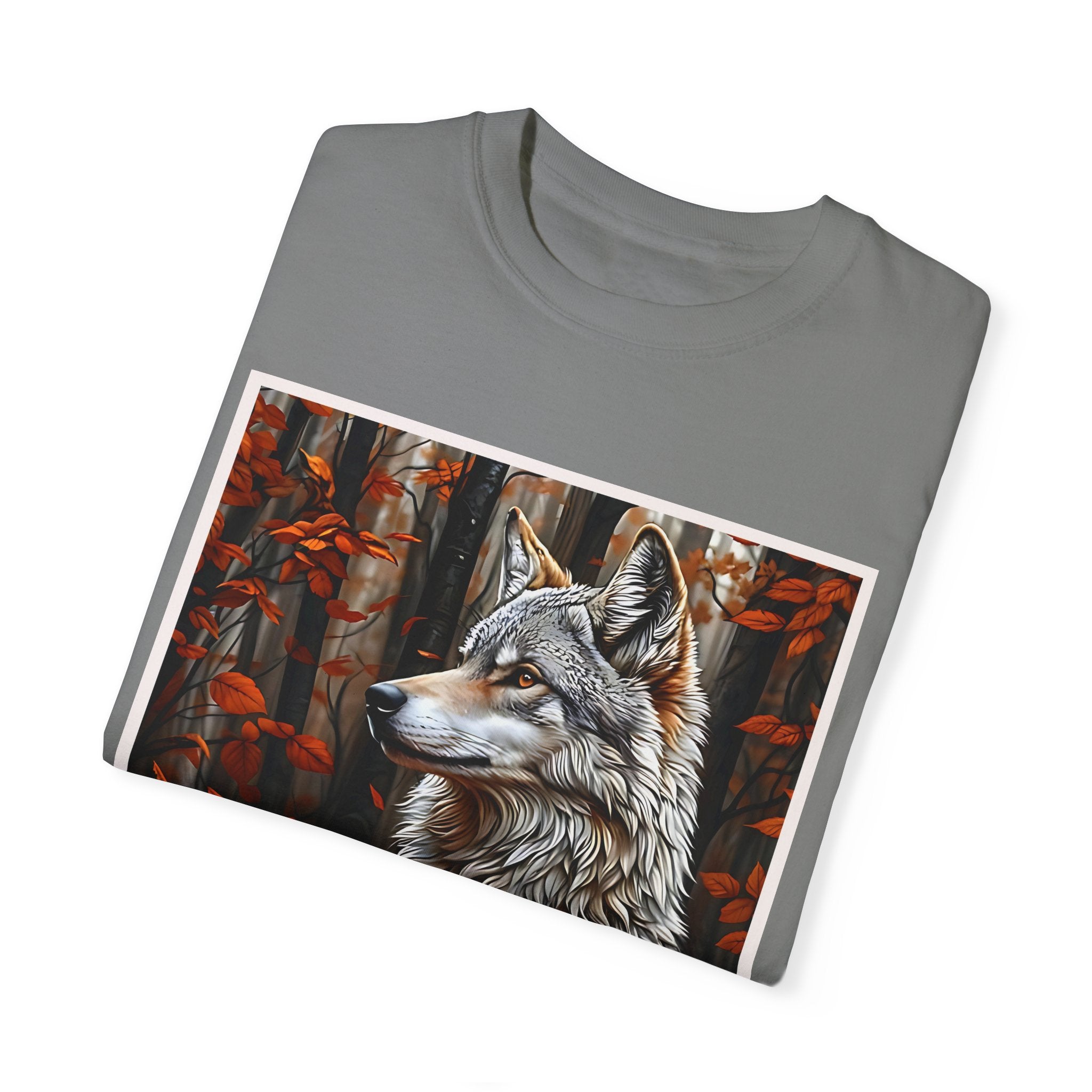 Wolf Art Unisex Garment-Dyed T-Shirt | Nature-Inspired Clothing