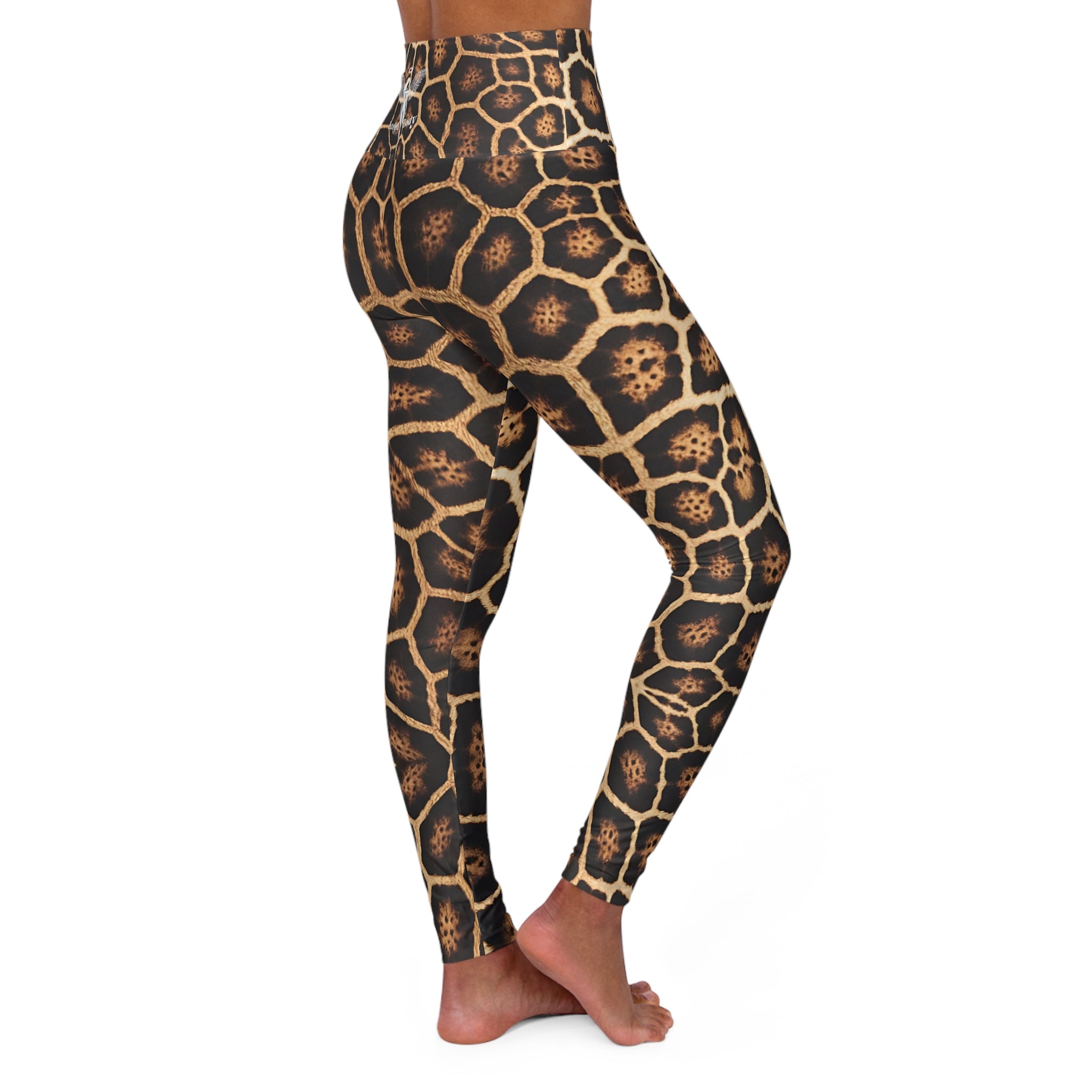 New Custom design High Waisted Jaguar style Yoga Leggings OMG- Perfect for Fitness Enthusiasts & Casual Wear