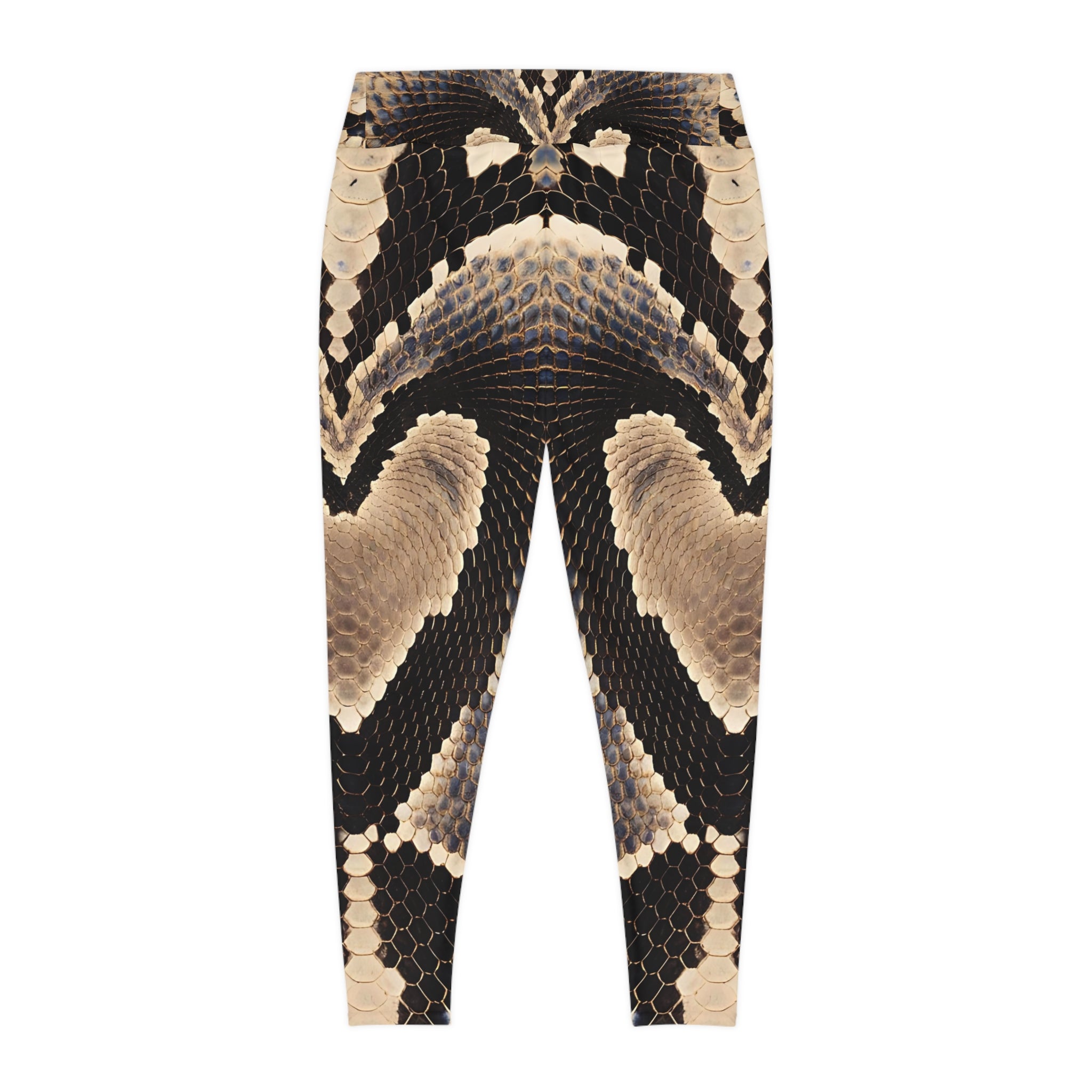 Stylish Plus Size Snake Print Leggings for Effortless Chic