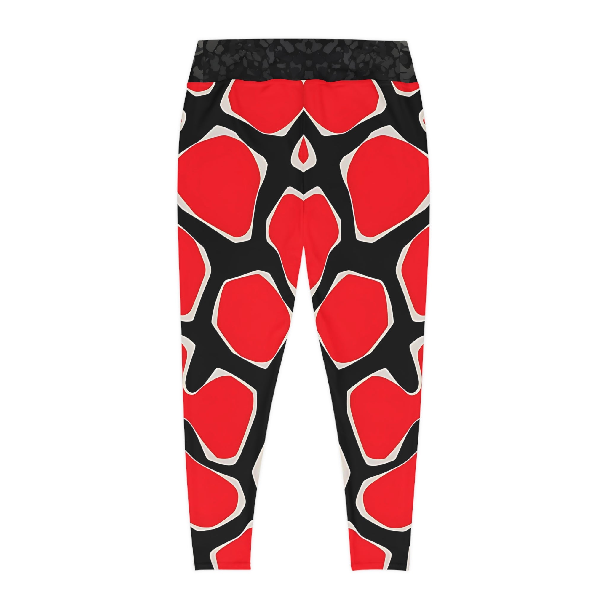 Woman Bold Pattern Plus Size Leggings for Comfort & Style