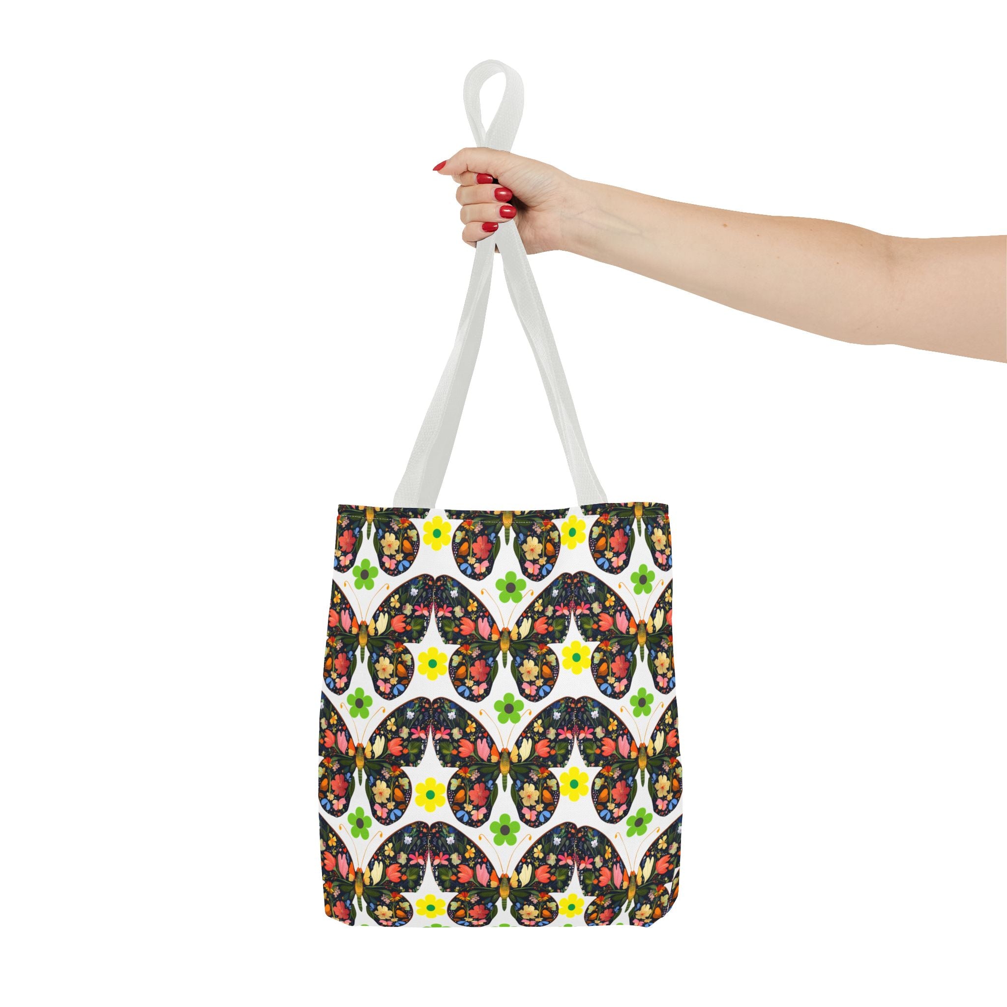 Floral Butterfly Tote Bag - Perfect for Spring Outings and Everyday Use