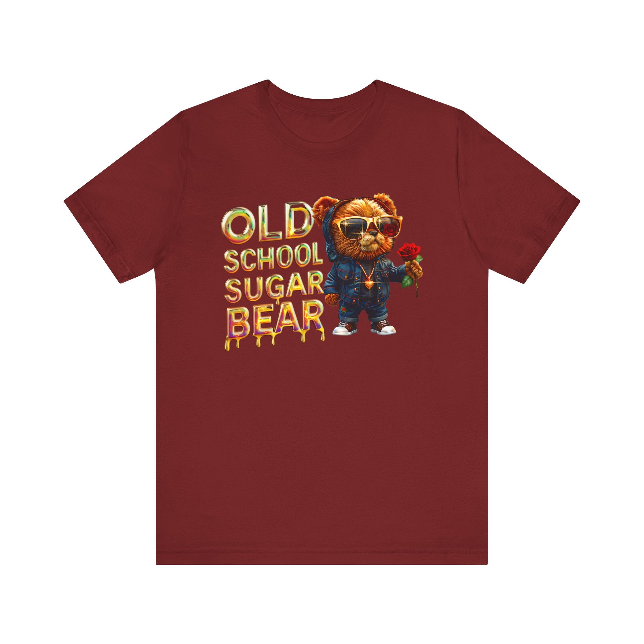 Unisex Jersey Short Sleeve Tee Old school sugar bear