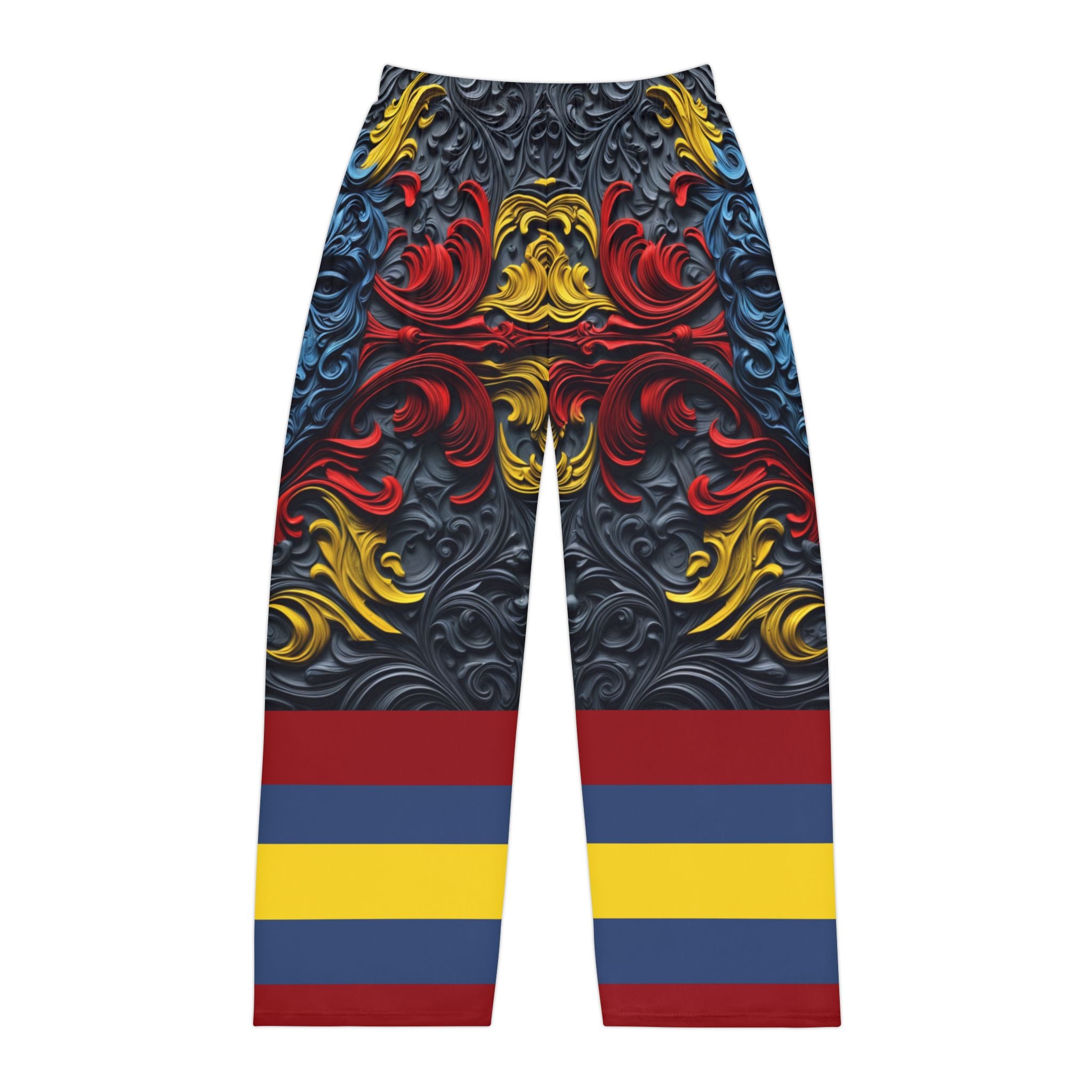 Retro Graphic Pajama Pants