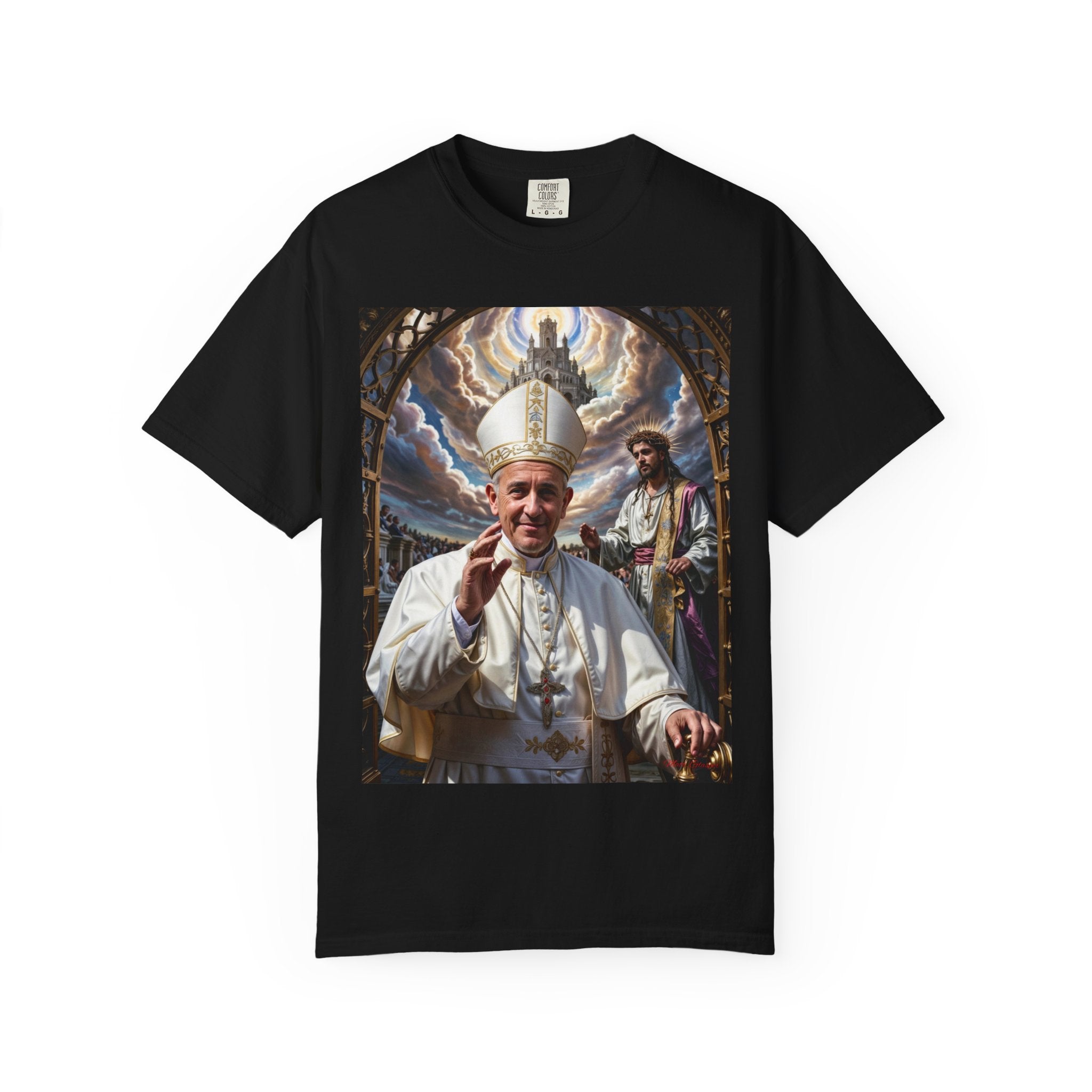Religious Inspirational Pope Unisex T-Shirt - Angel Body