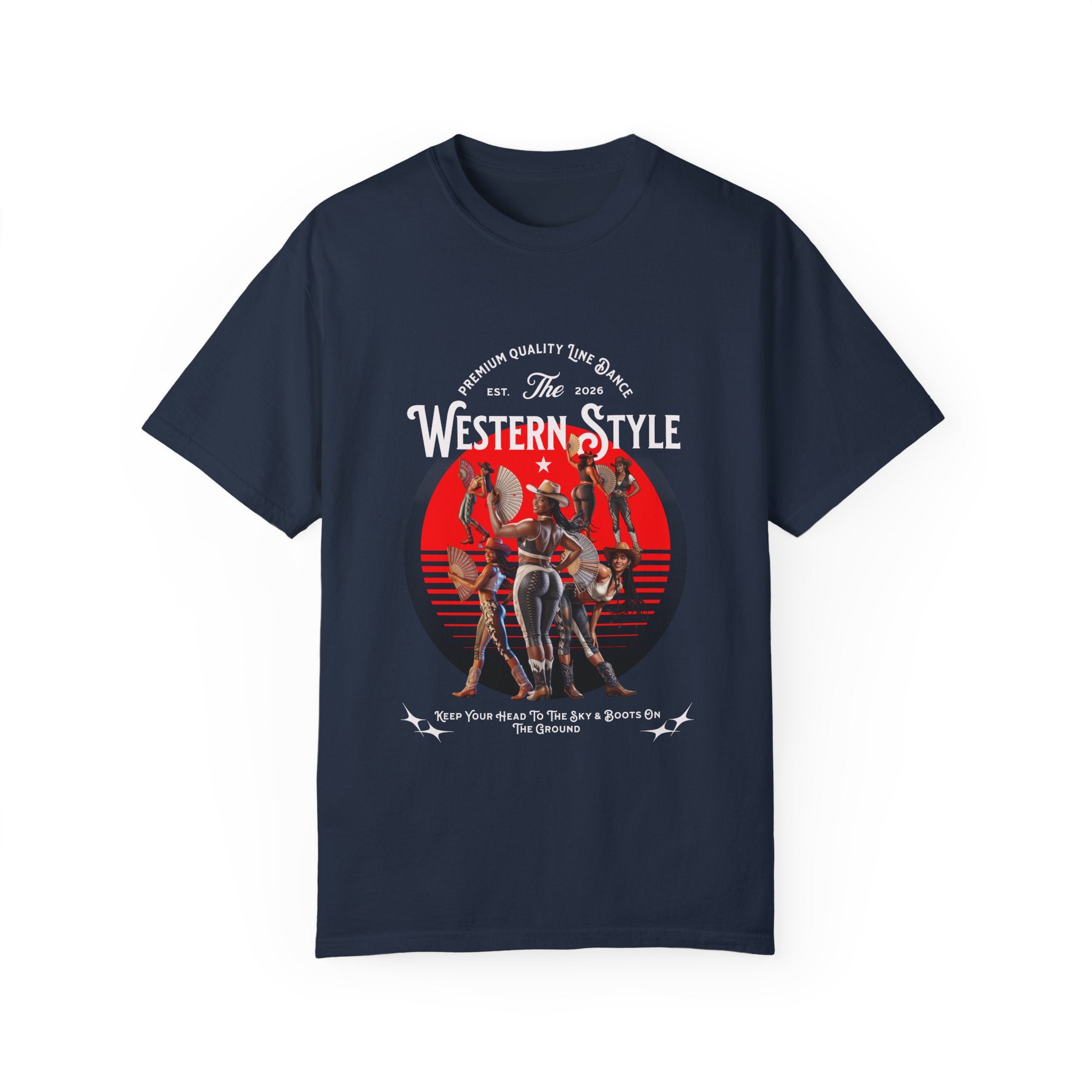 Retro Graphic Unisex Line Dance T-Shirt - 'Where Them Fans At?' - Angel Body