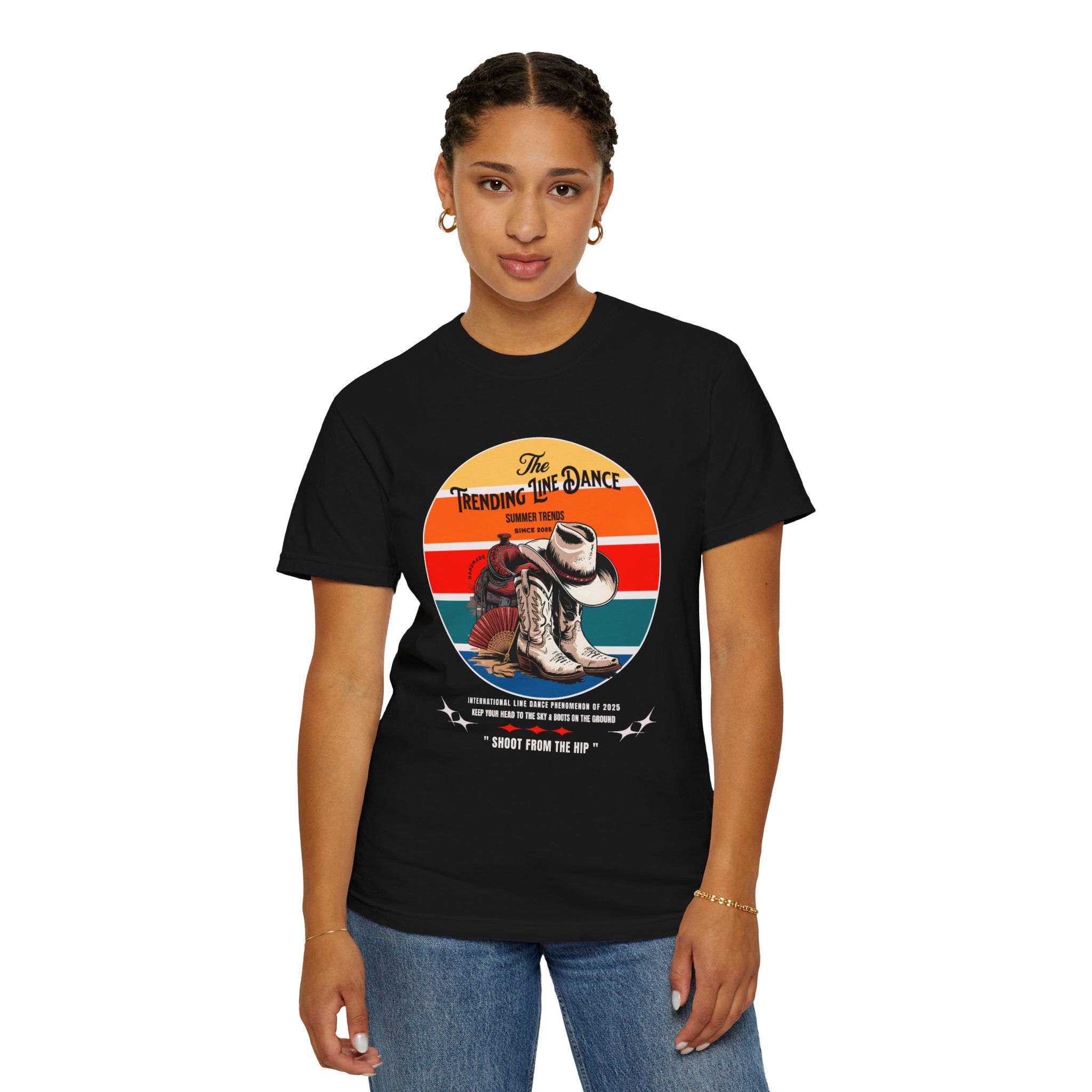 Trending Line Dance T-shirt, Cowboy Tee, Country Music Shirt, Western Vintage Style, Gift for Line Dancers - Angel Body