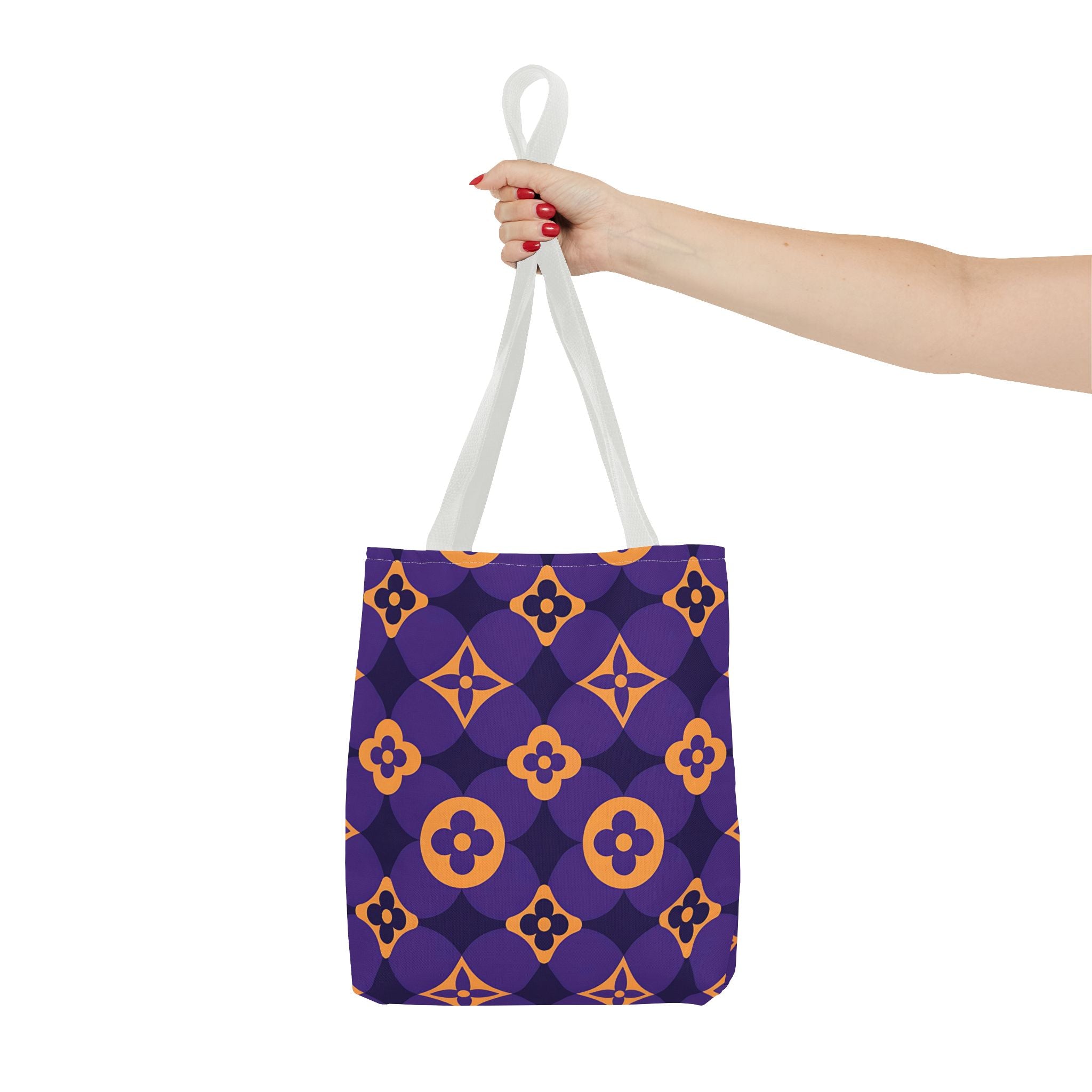 Colorful Floral Pattern Tote Bag - Stylish & Versatile Everyday Bag