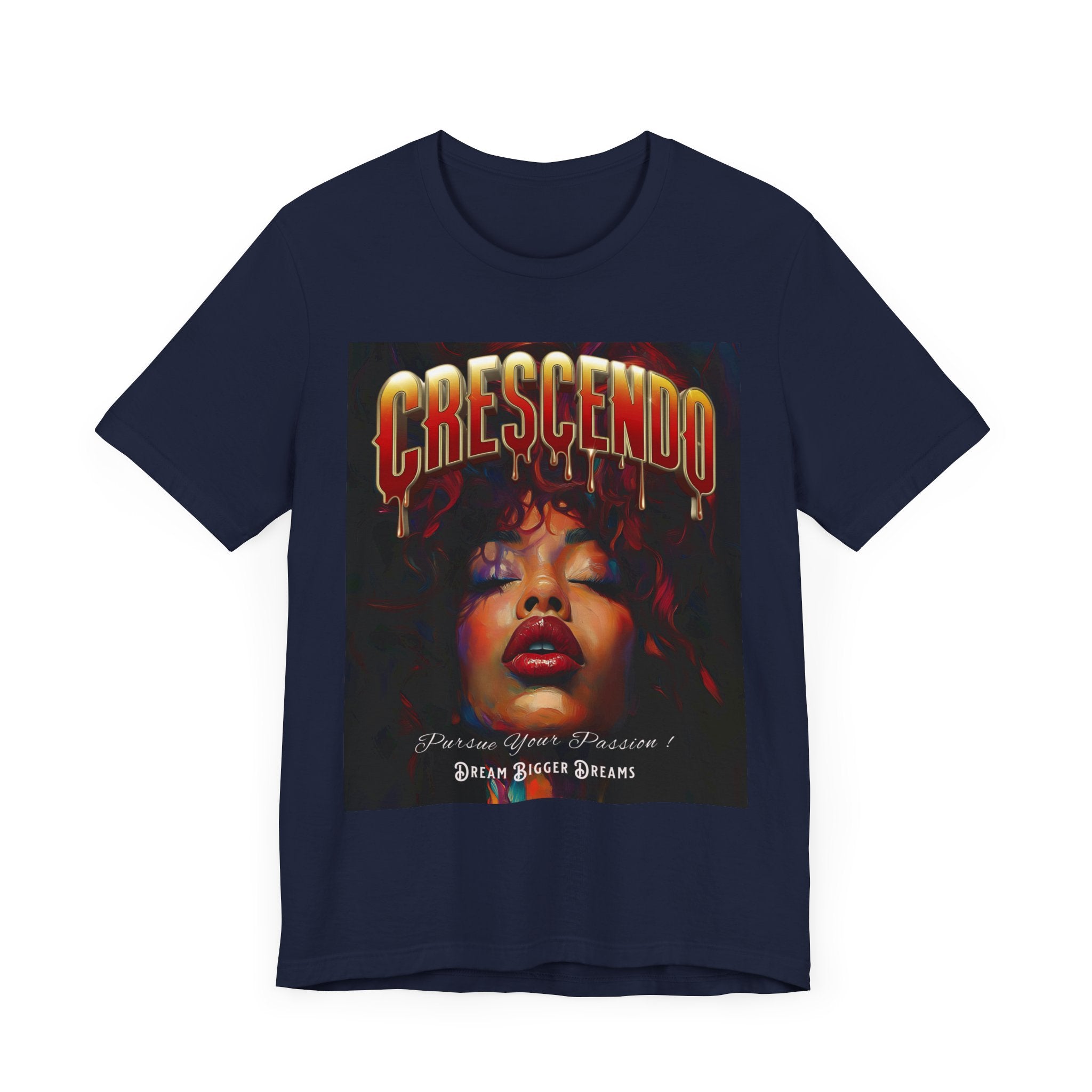 Crescendo Unisex Tee Word play message That means take your life to the highest hight's