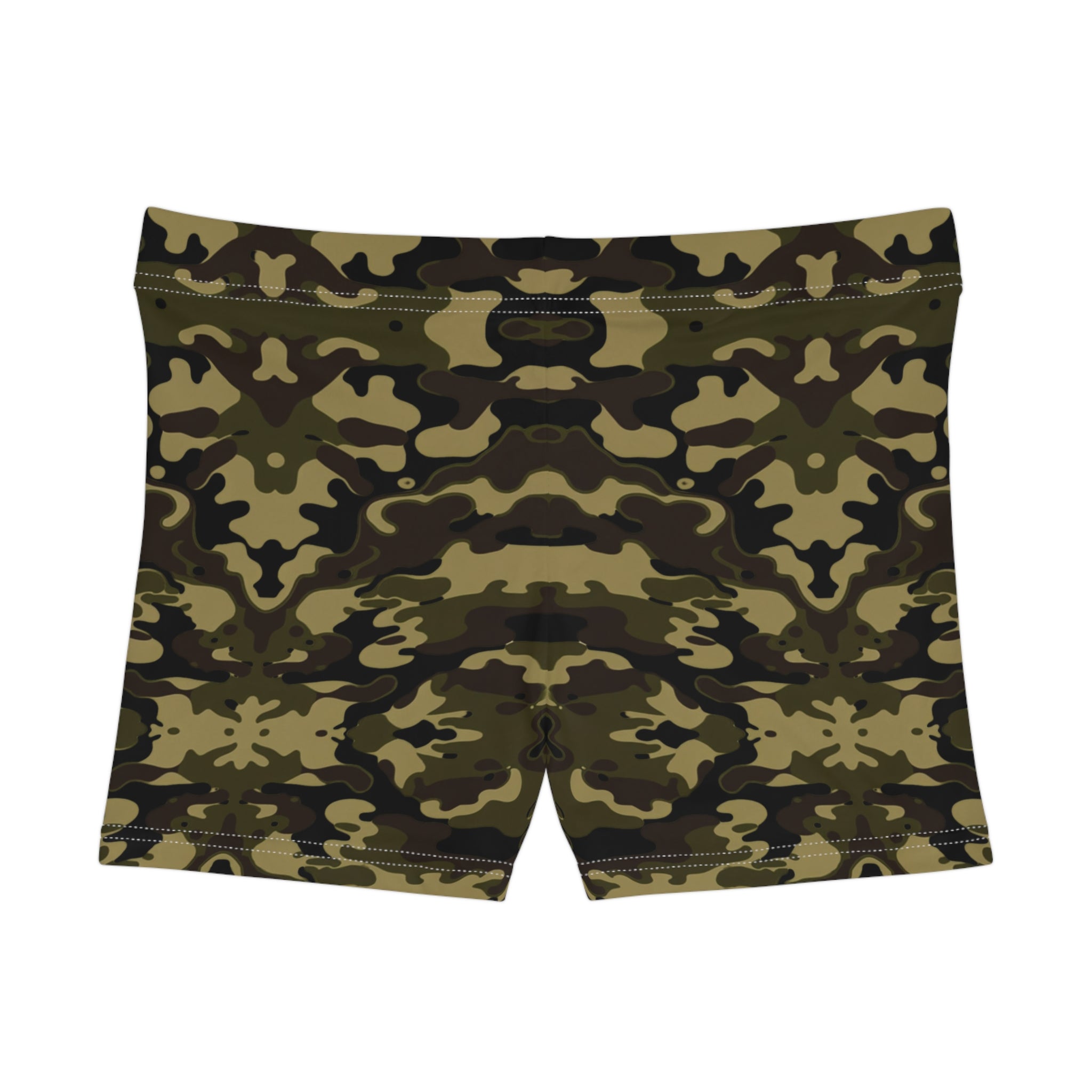 Camo Print Women's Athletic Shorts - Stylish & Comfortable for Active Living