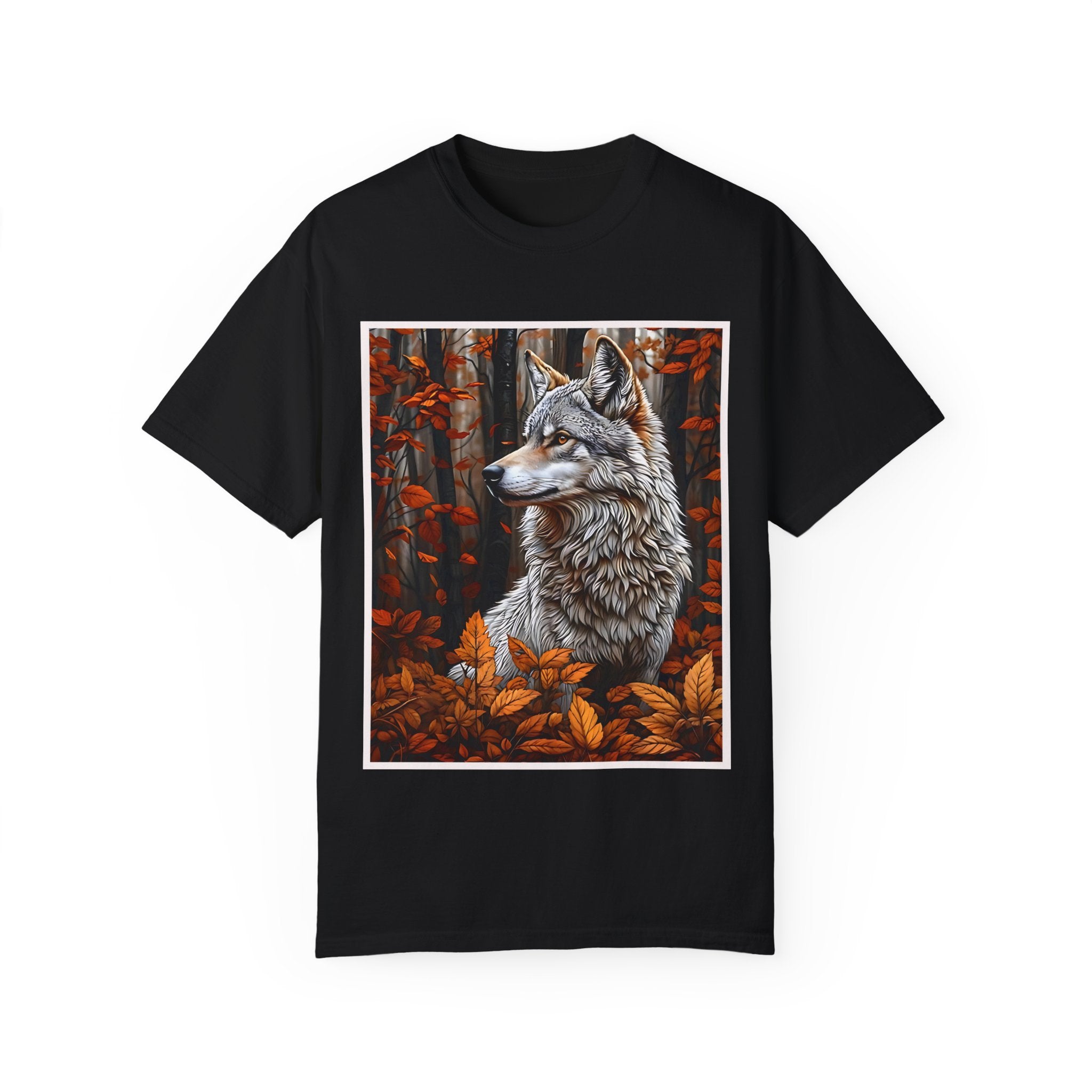 Wolf Art Unisex Garment-Dyed T-Shirt | Nature-Inspired Clothing