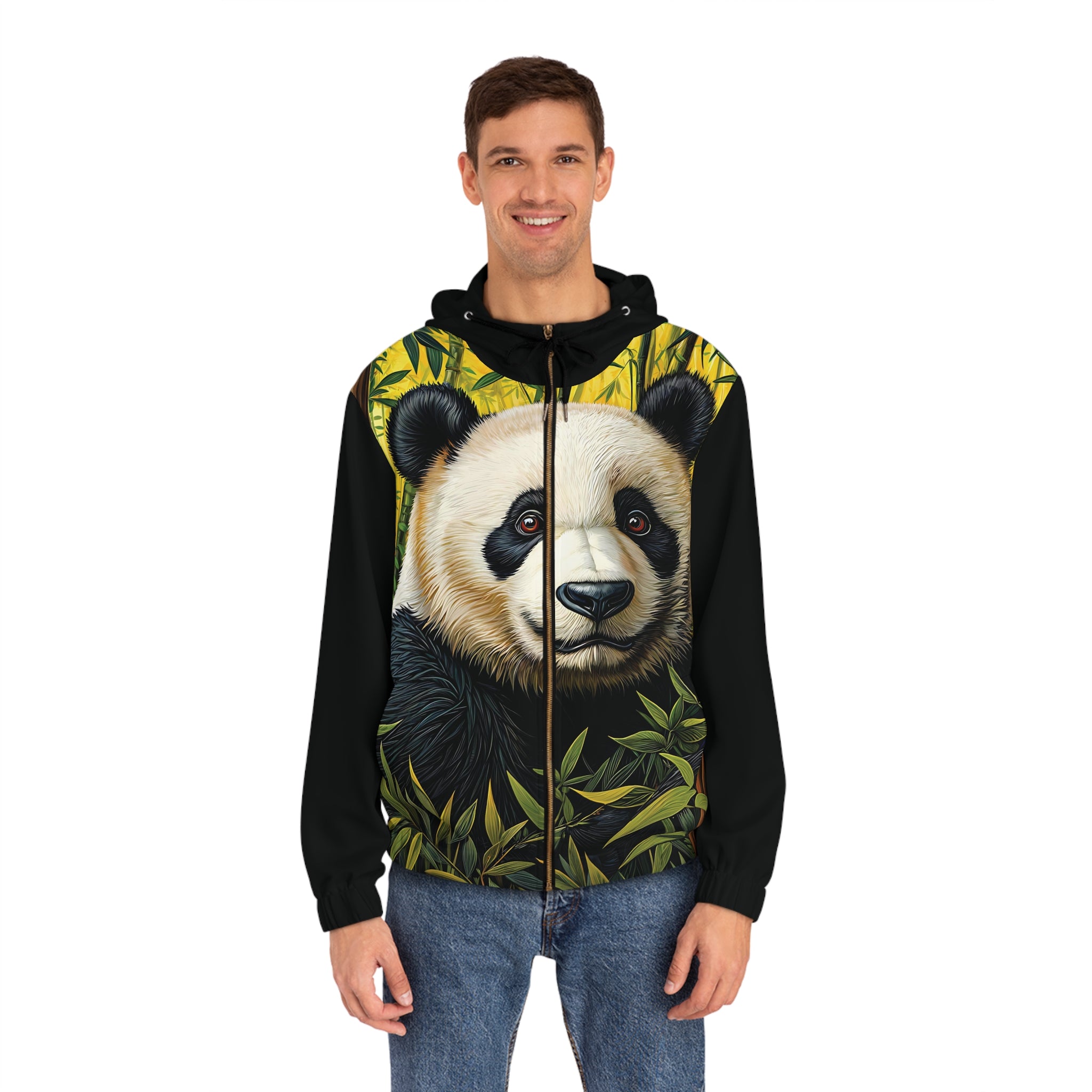 Men's Panda Print Hoodie