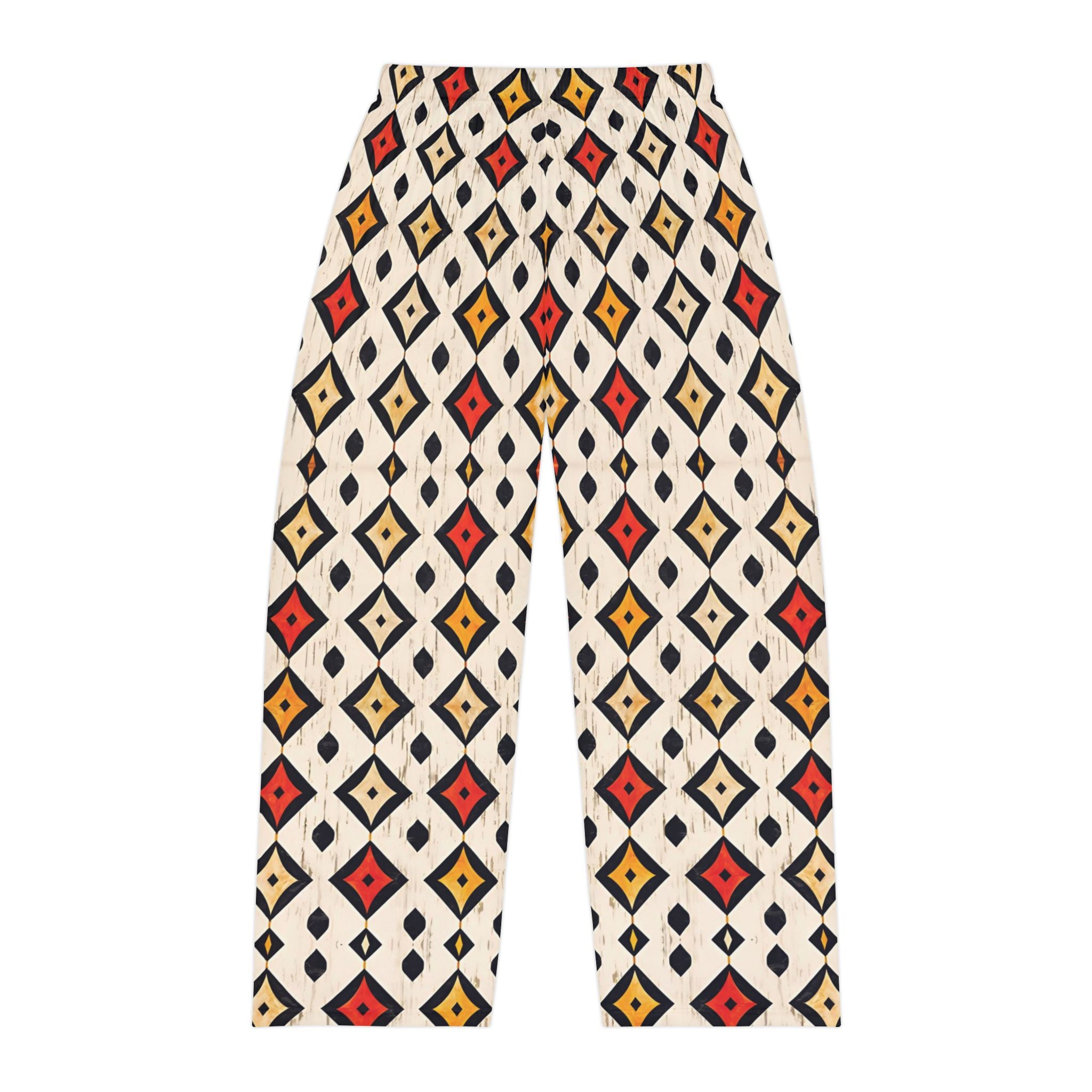 Stylish Geometric Men's Pajama Pants - Comfortable Lounge Wear for Cozy Nights