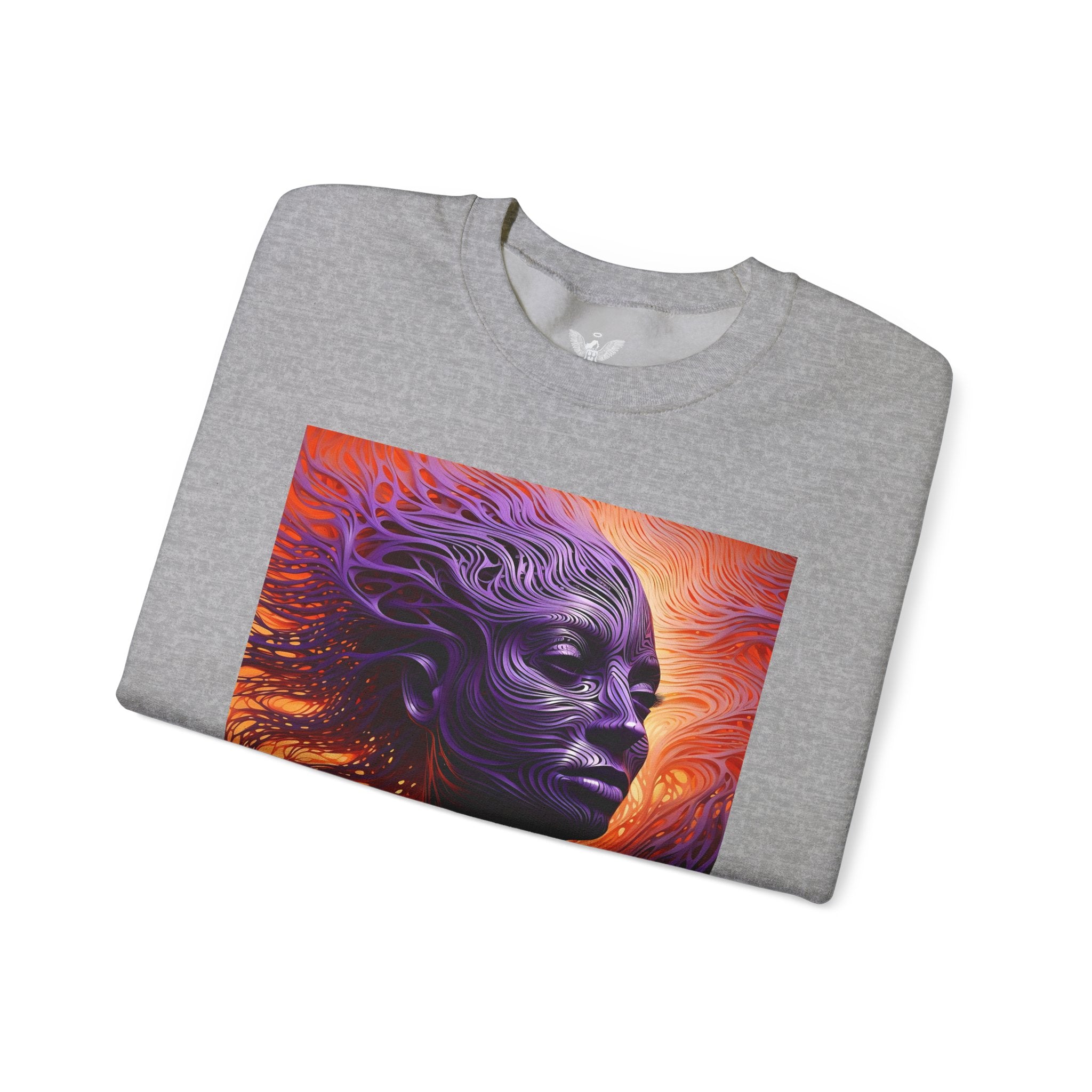 Purple Wind Mystical Abstract Unisex Sweatshirt