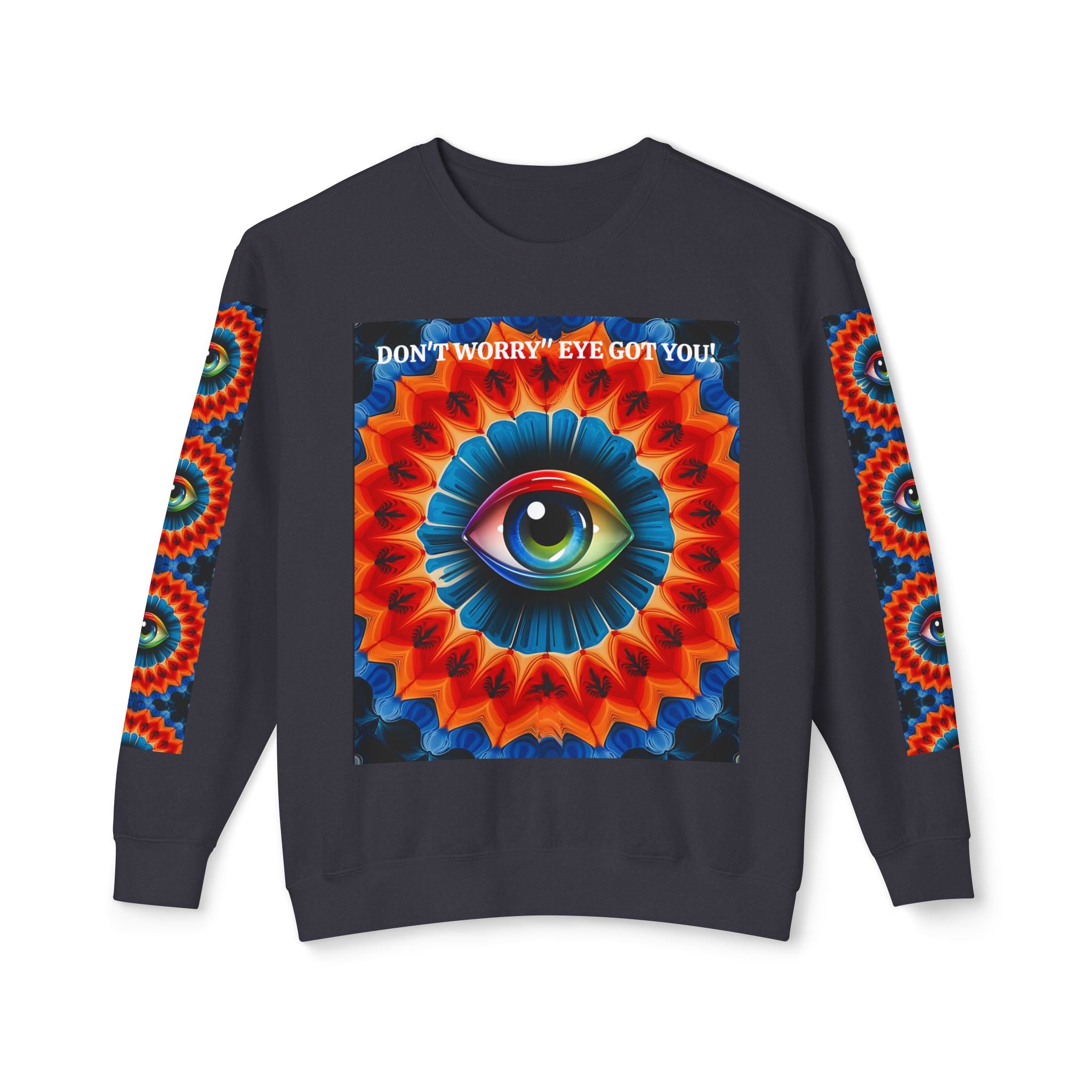 Crewneck Sweatshirt - Creative Eye Mandala Design