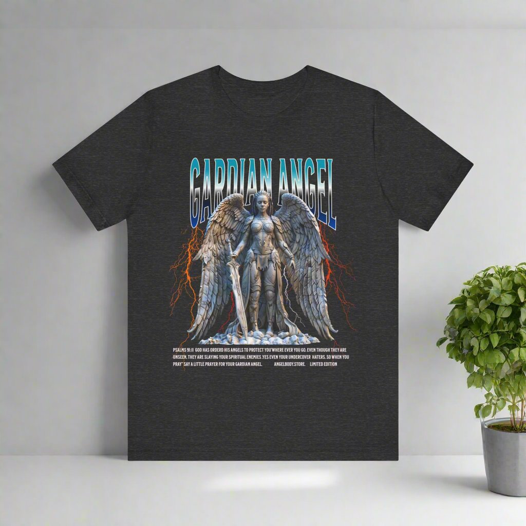 Unisex Jersey Short Sleeve Tee: Guardian Angel Spiritual Warrior 12 - Angel Body