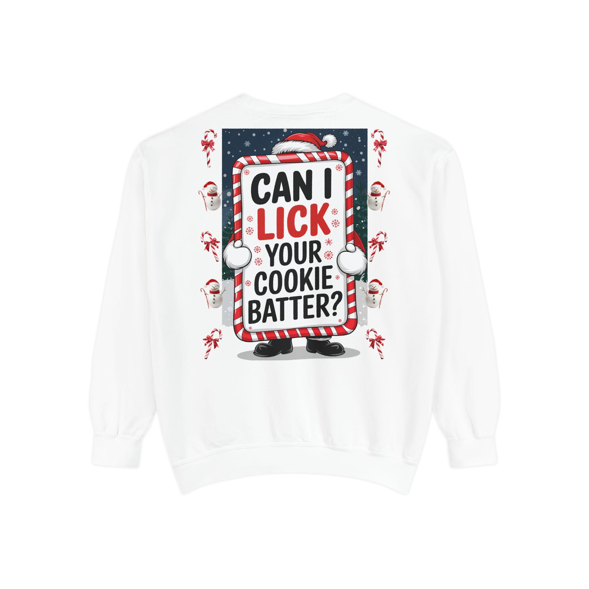 Funny Holiday Cookie Batter Sweatshirt - Unisex Christmas Sweatshirt