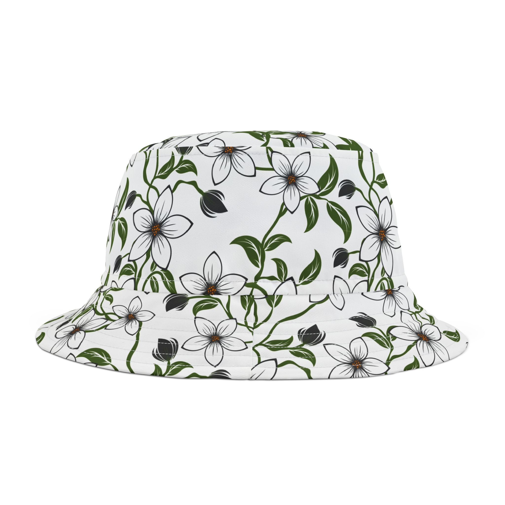 Floral Print Bucket Hat, Summer Accessory, Festival Wear, Garden Party Hat, Gift for Nature Lovers