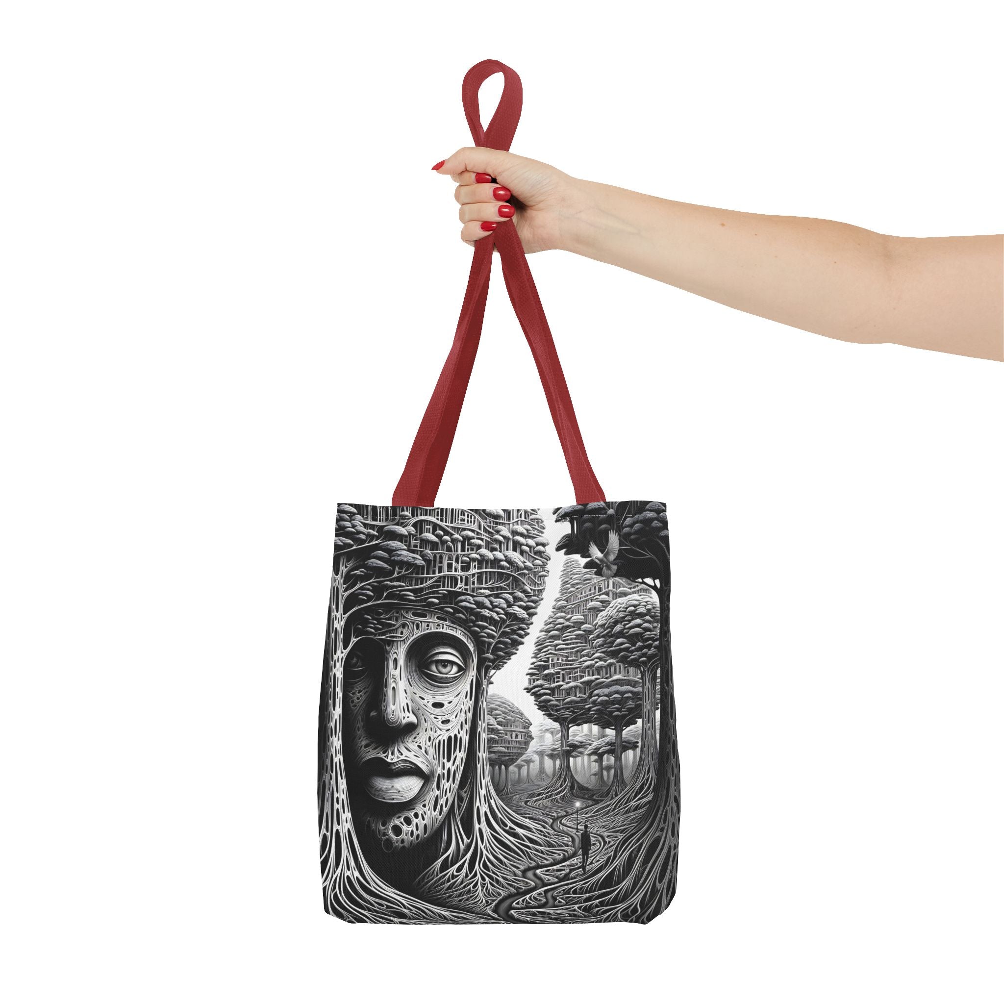 Elegant Crane Tote Bag - Artistic Nature Design for Daily Use and Celebrations