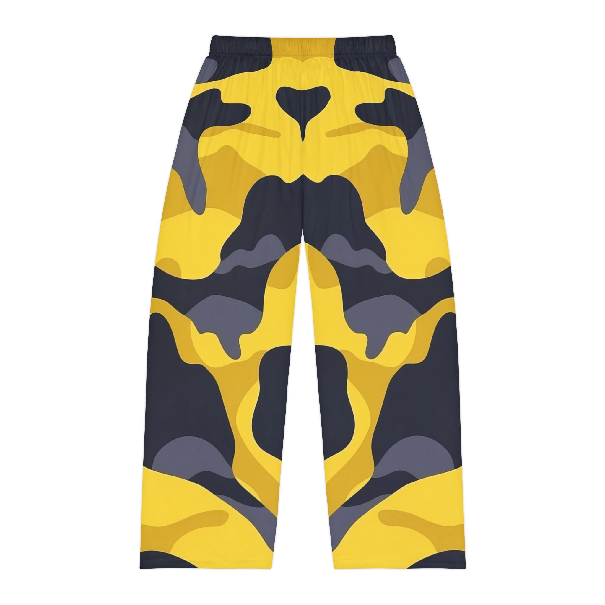 Men's Pajama Pants - Stylish Yellow Camo Lounge Wear for Comfort and Relaxation