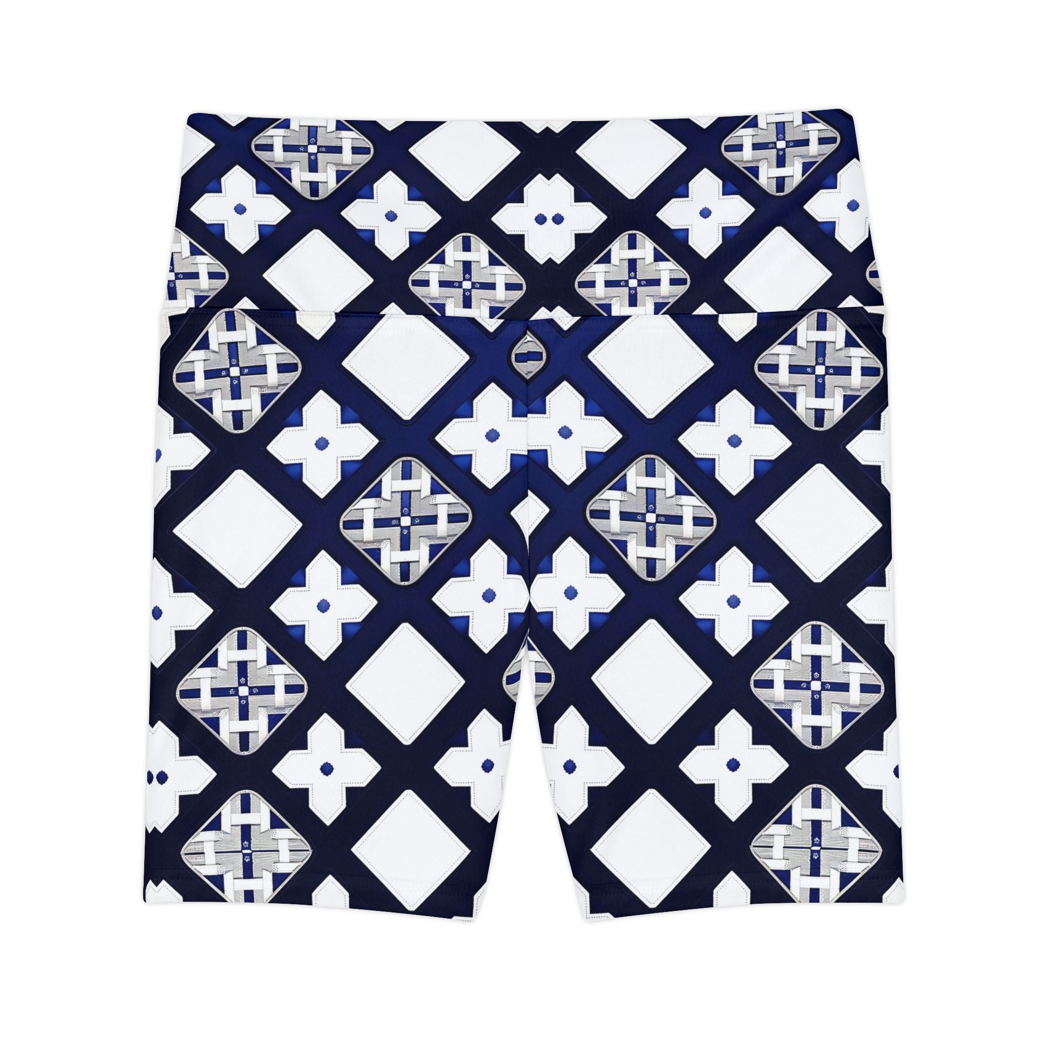 Stylish Women's Workout Shorts with Modern Pattern