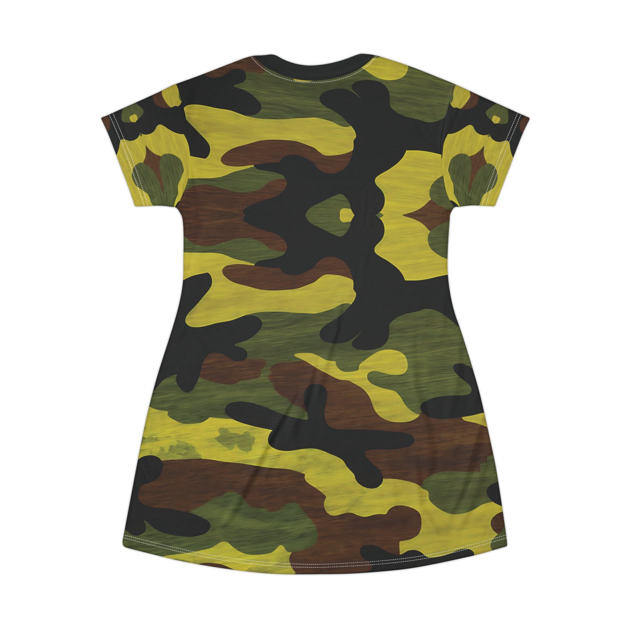 Camouflage T-Shirt Dress for Adventurous Styles