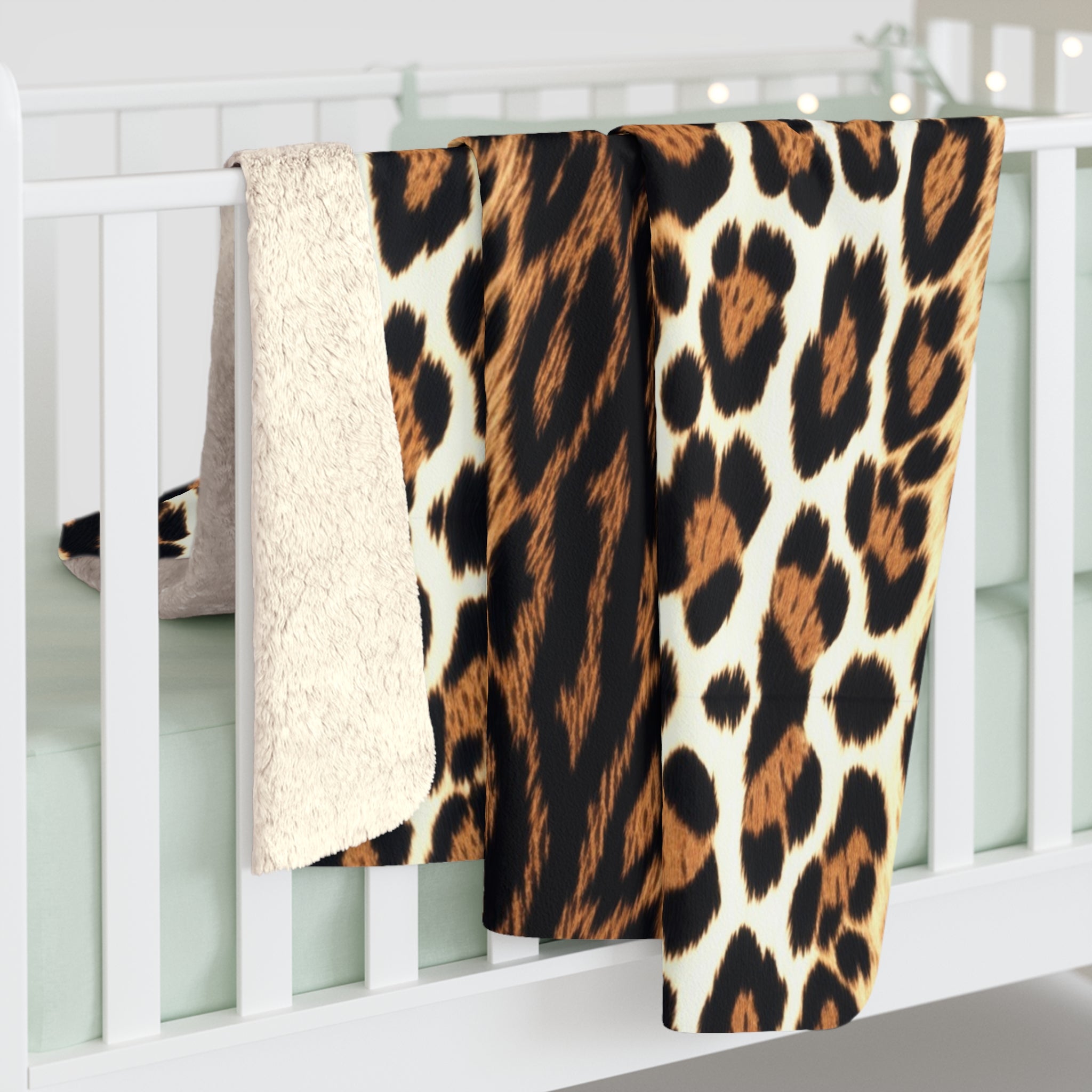 Leopard Sherpa Blanket