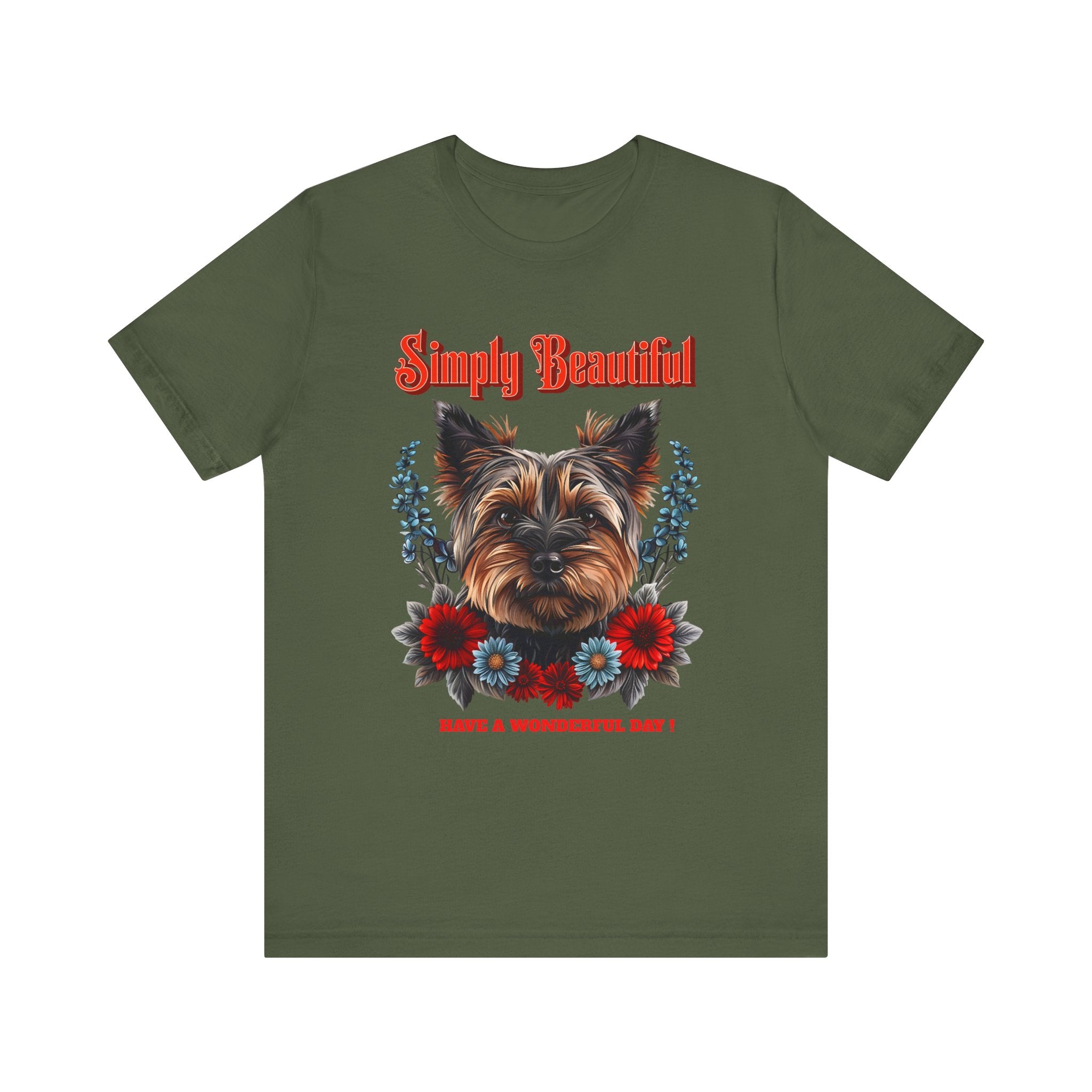 Unisex Jersey Short Sleeve Tee Simply Beautiful Yorkshire Puppy