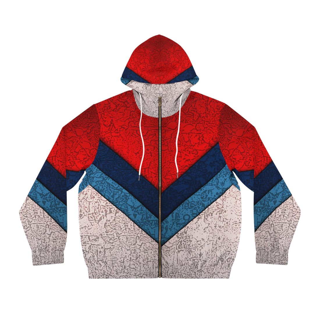 Full-Zip Hoodie Eye Got You Graphic Trendy Men&