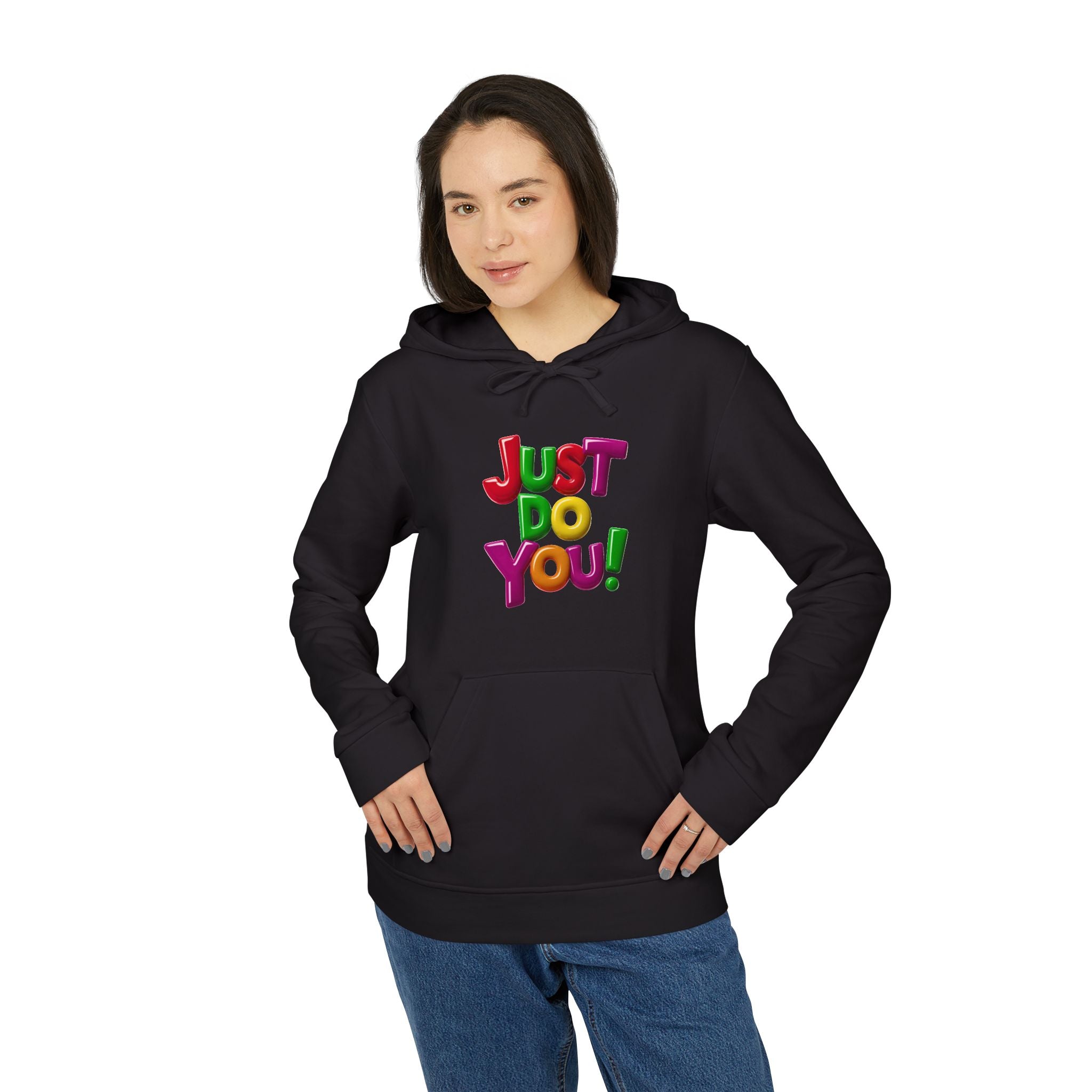 adidas® Unisex Fleece Hoodie: Just Do You - Angel Body