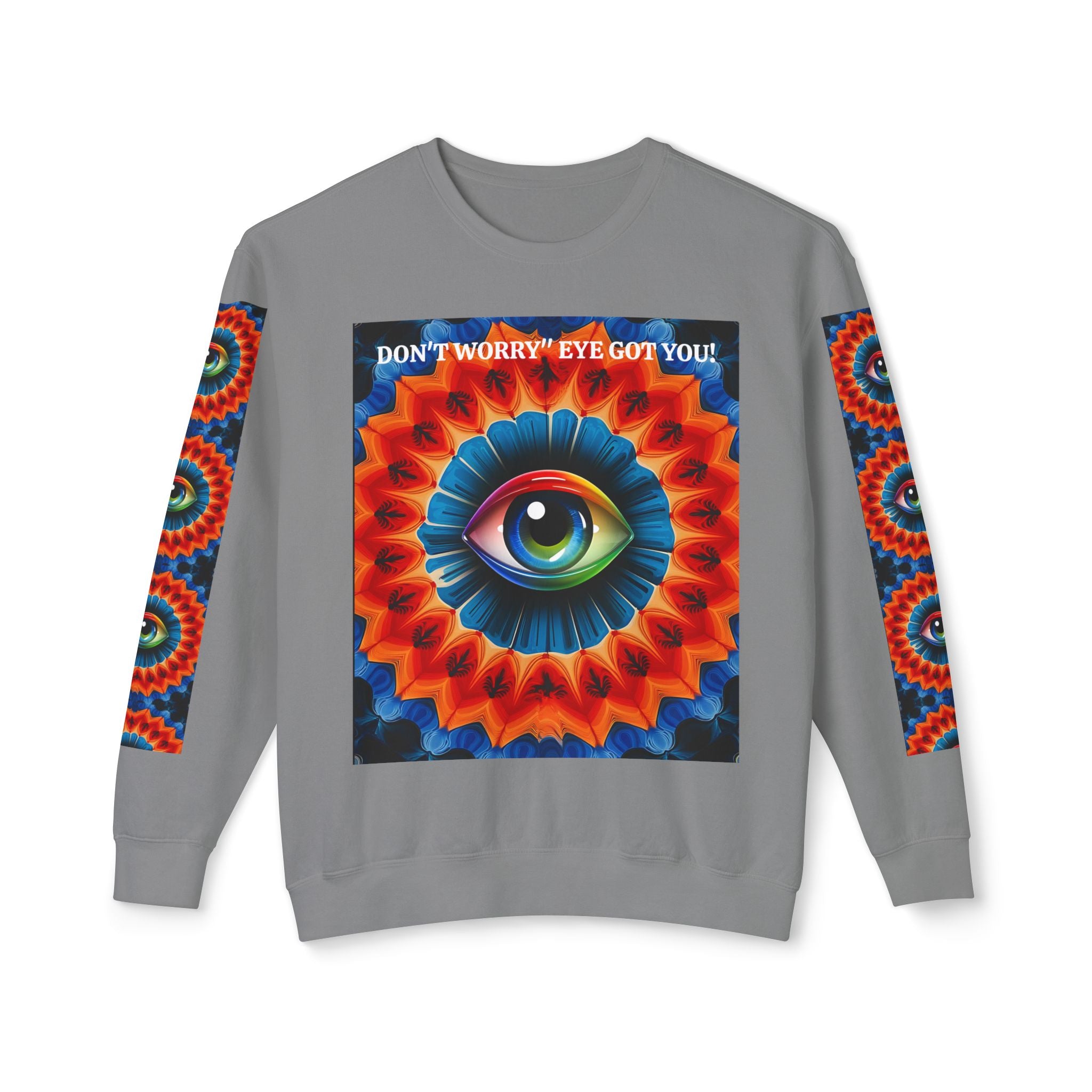 Crewneck Sweatshirt - Creative Eye Mandala Design