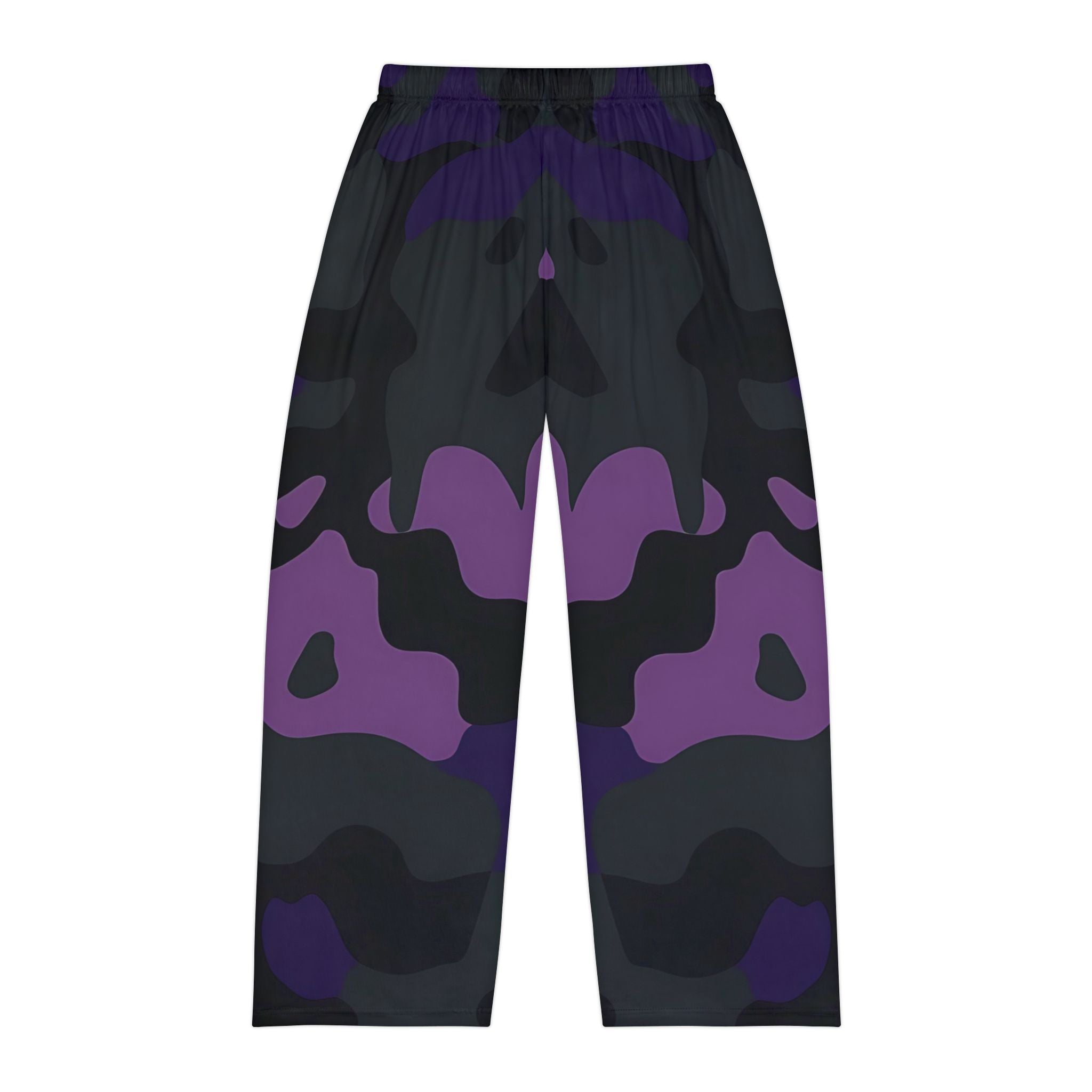 Stylish Camo Men’s Pajama Pants - Purple Pattern for Comfort & Relaxation