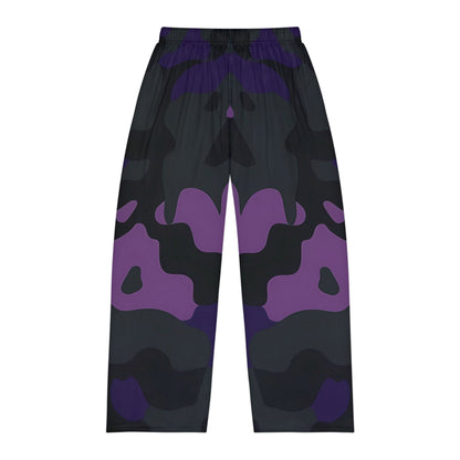 Stylish Camo Men’s Pajama Pants - Purple Pattern for Comfort &amp; Relaxation