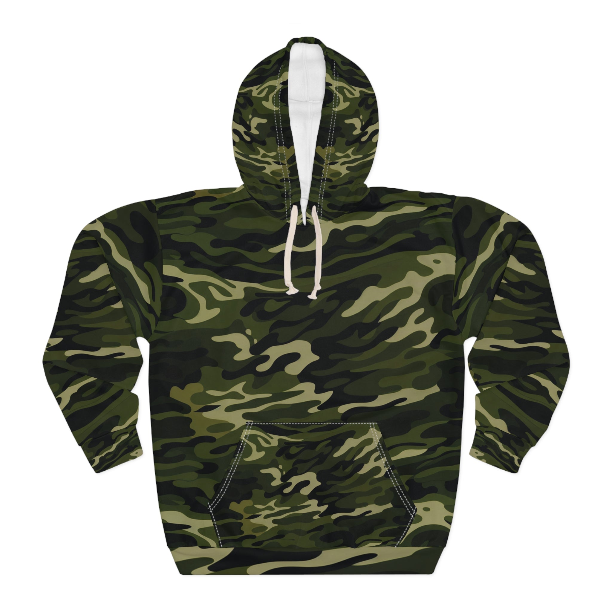 Camouflage Unisex Hoodie - Outdoor Adventure and Camping Fun