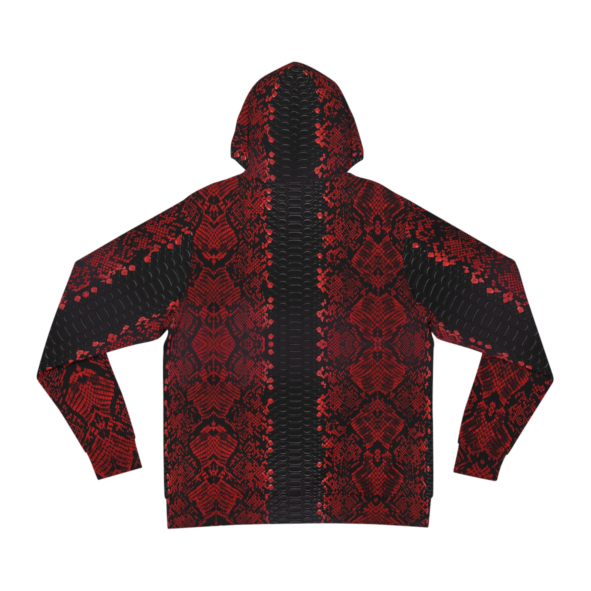 Stylish Red Python Fashion Hoodie - Cozy & Trendy Fashionwear - Angel Body