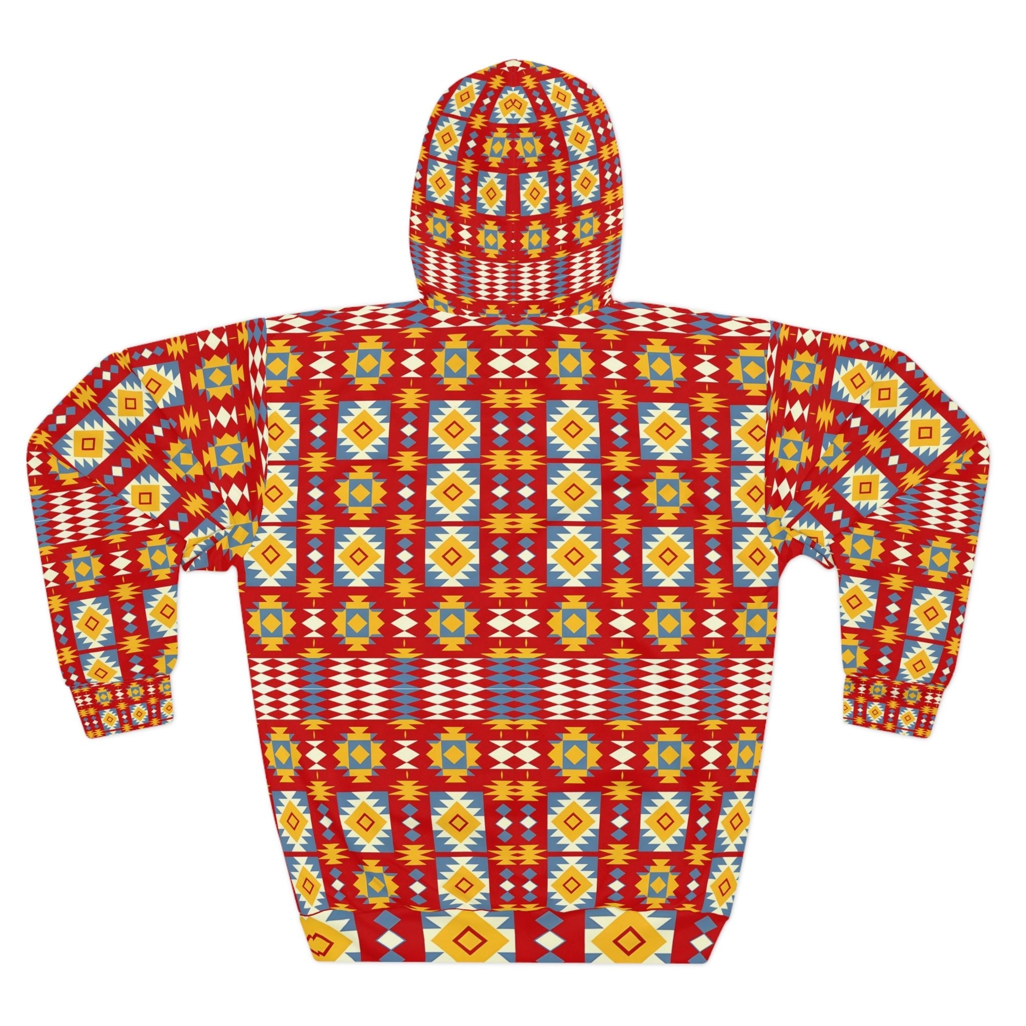 Geometric Native American Pattern Unisex Hoodie - Cozy Streetwear - Angel Body