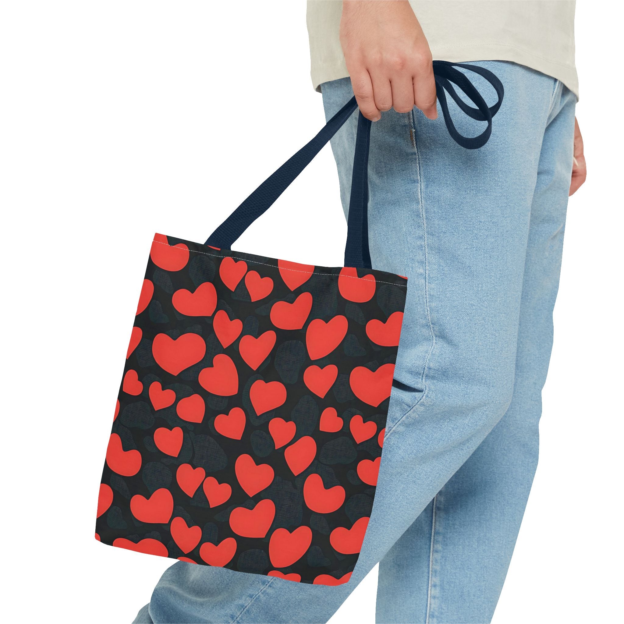 Heart Pattern Tote Bag - Fun Cute and Stylish