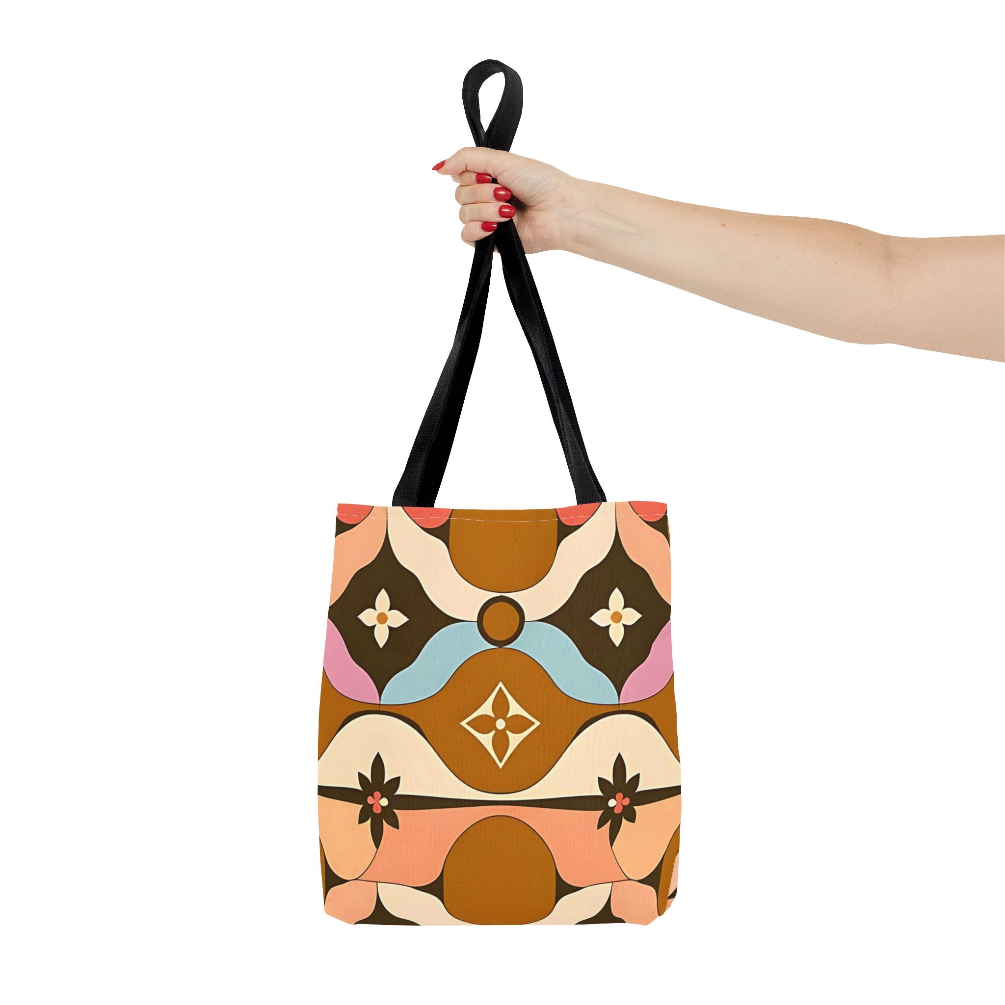 Boho Chic Tote Bag - Colorful Floral Design for Everyday Use