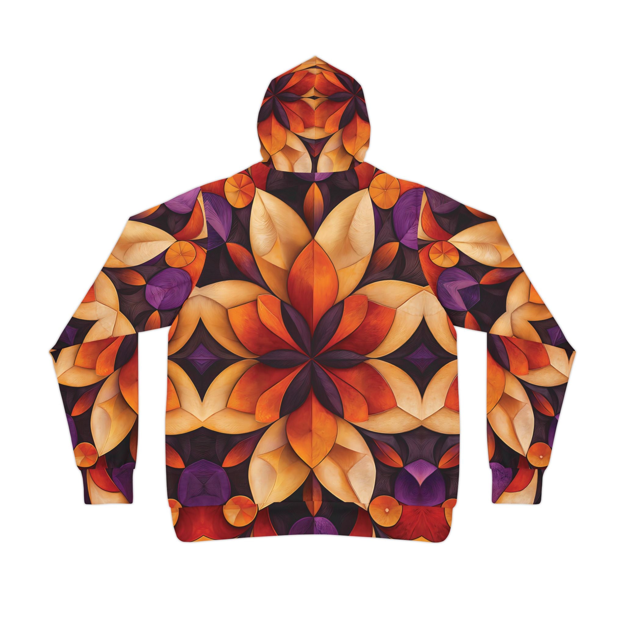 Abstract Art Floral Athletic Hoodie