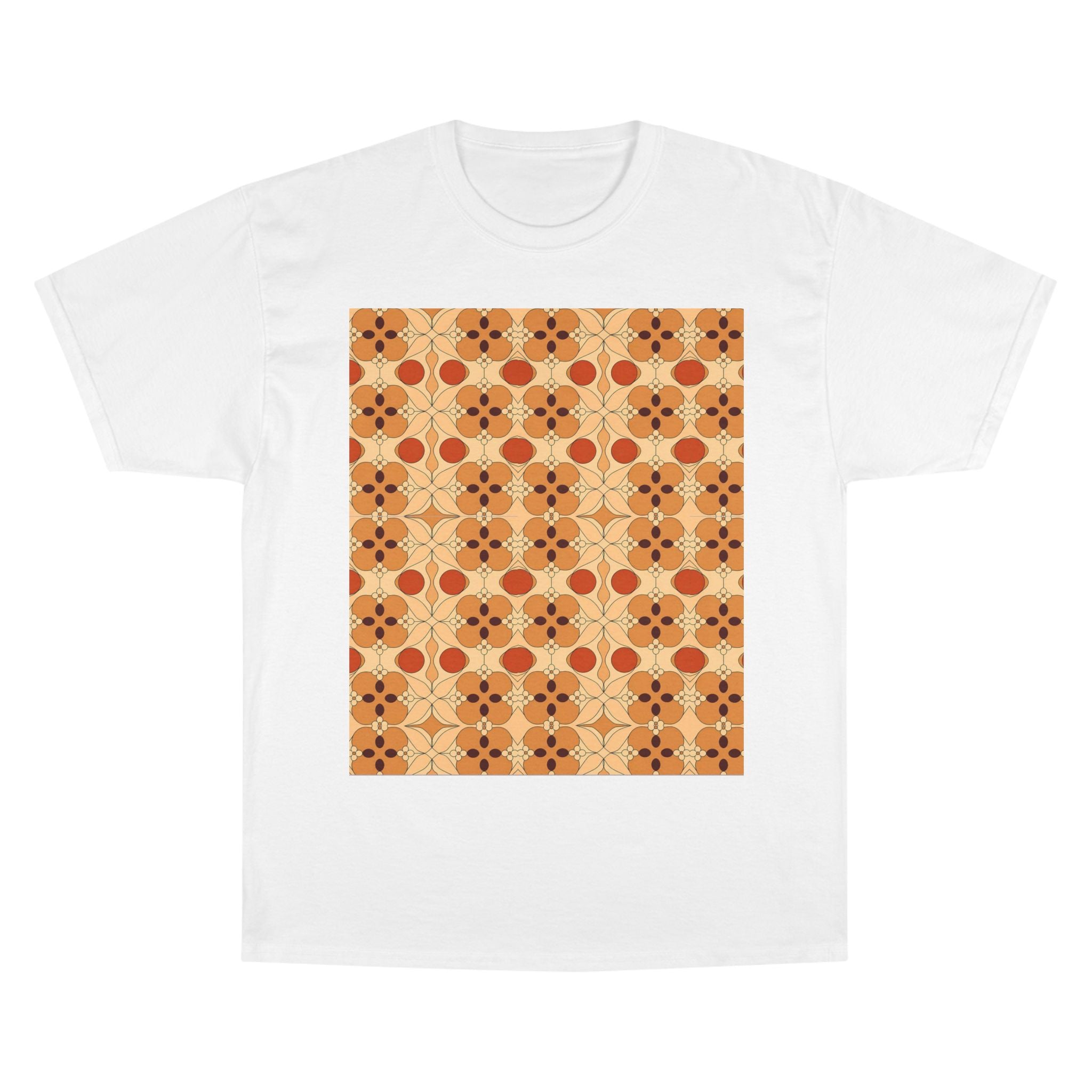 Retro Pattern T-Shirt - Stylish and Comfortable Tee