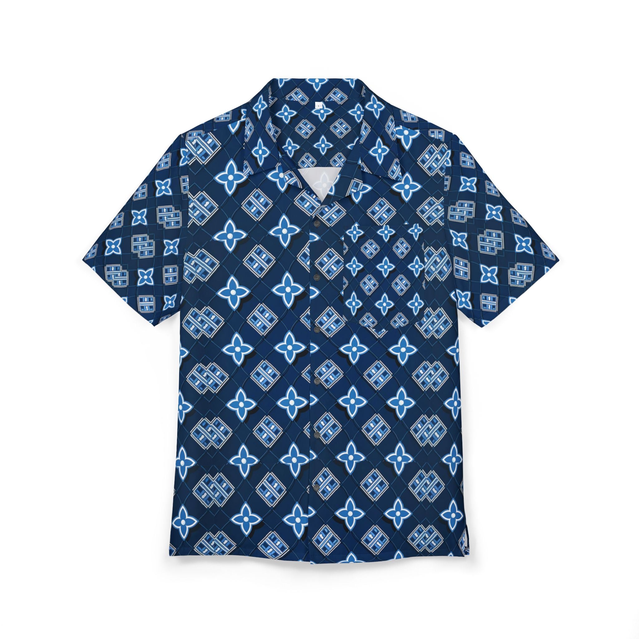 Tropical Vibes Unisex Hawaiian Button-Down Shirt - Perfect for Summer Adventures