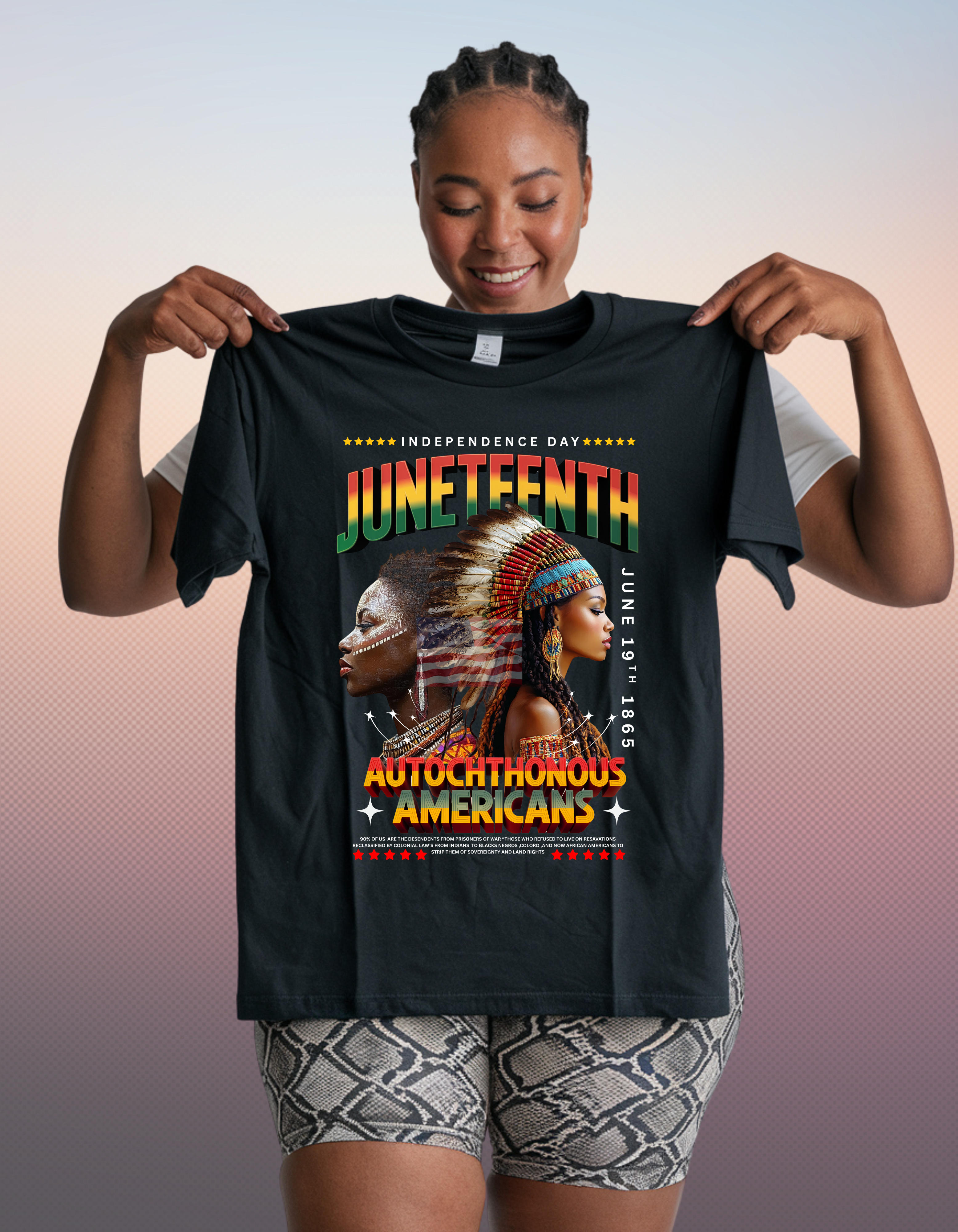 Juneteenth Celebration T-Shirt, Unisex Garment-Dyed Tee, Independence Day Shirt, Autonomy Awareness, Black History Apparel, Culturally [...] - Angel Body