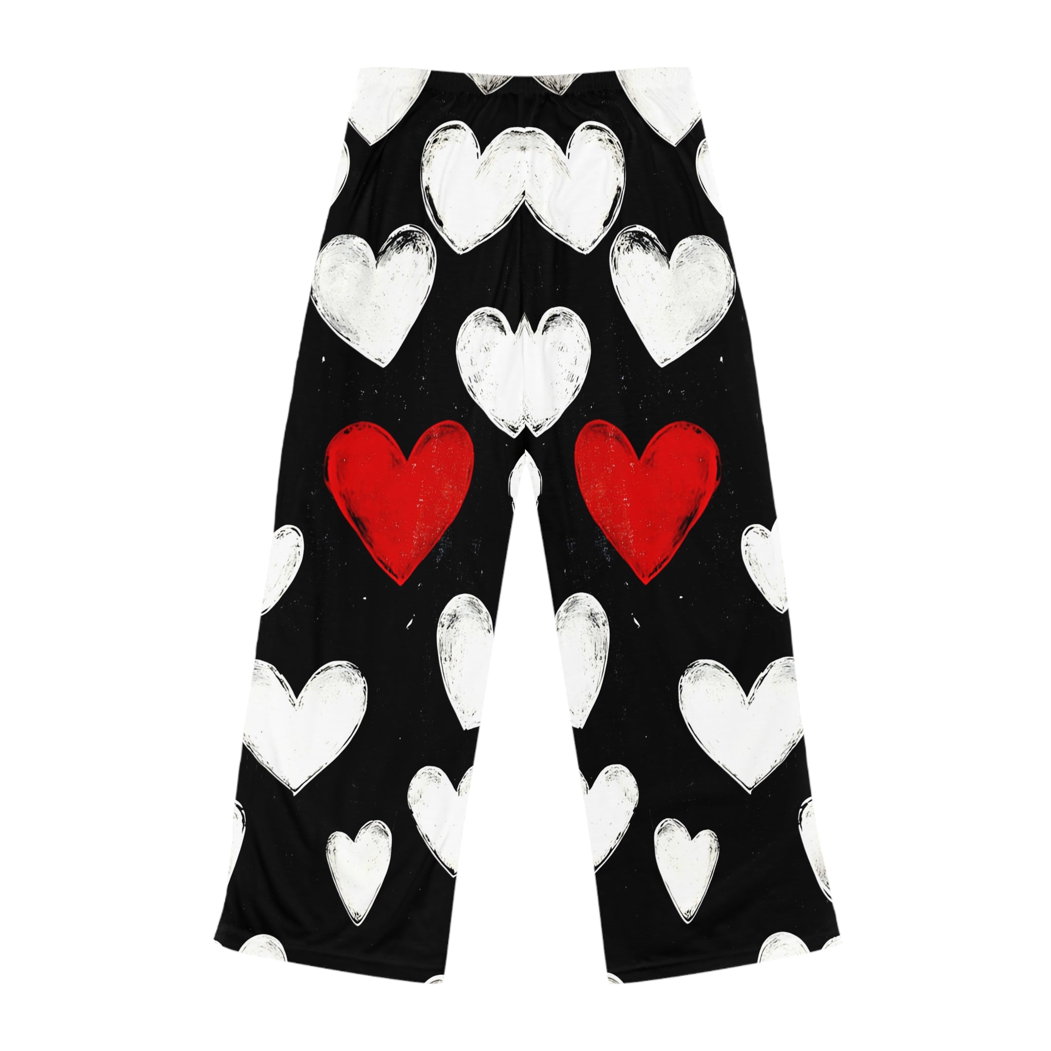 Cozy Heart Print Women's Pajama Pants - Perfect for Valentine's Day & Relaxation