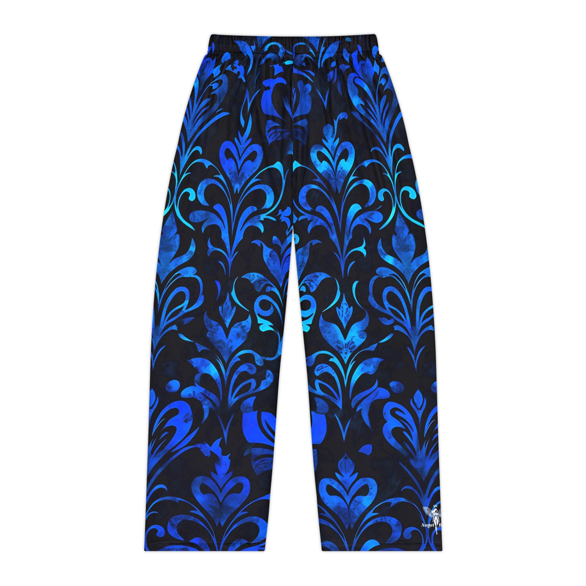 Women's Cozy Floral Pajama Pants - Blue Floral Design for Relaxation