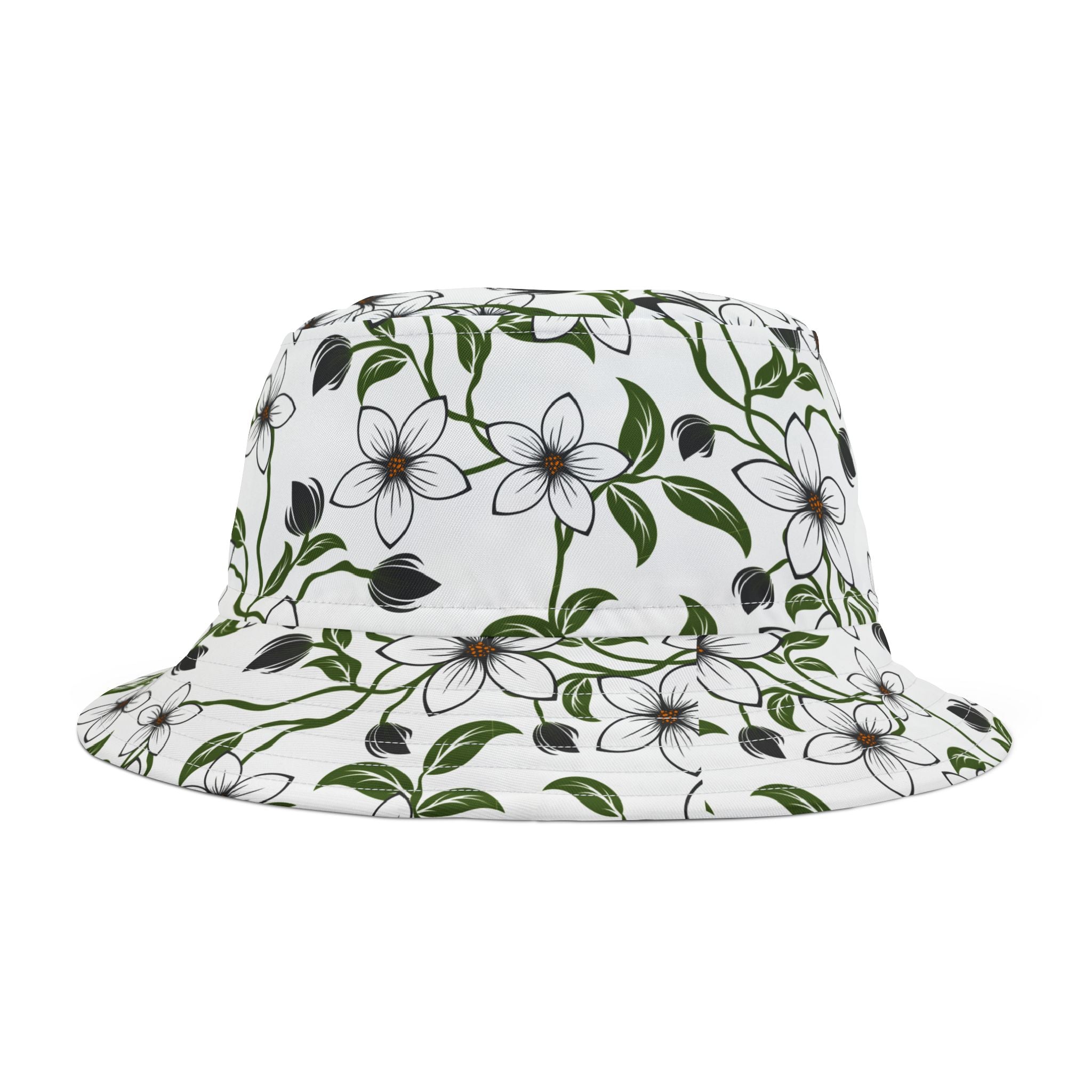 Floral Print Bucket Hat, Summer Accessory, Festival Wear, Garden Party Hat, Gift for Nature Lovers