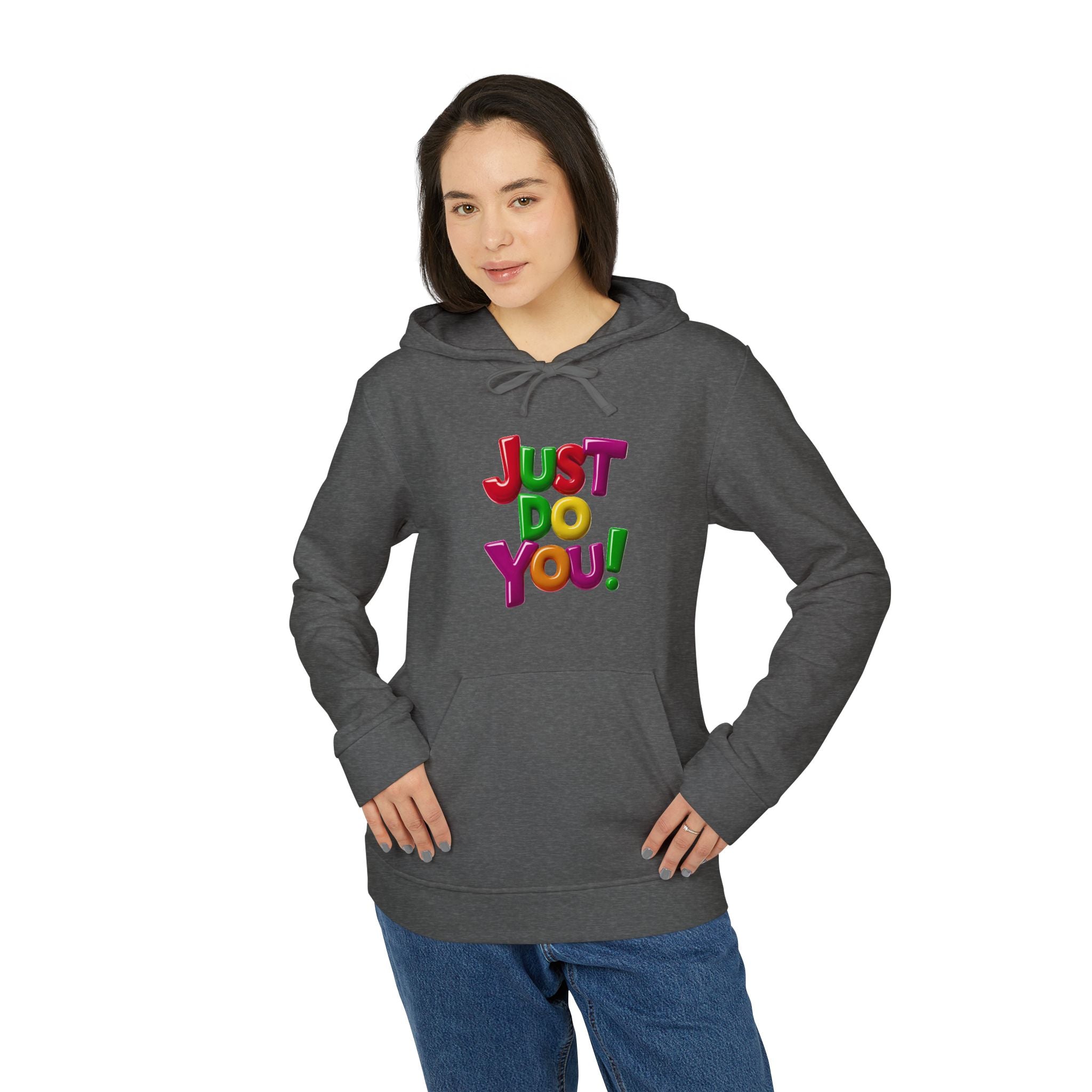 adidas® Unisex Fleece Hoodie: Just Do You - Angel Body