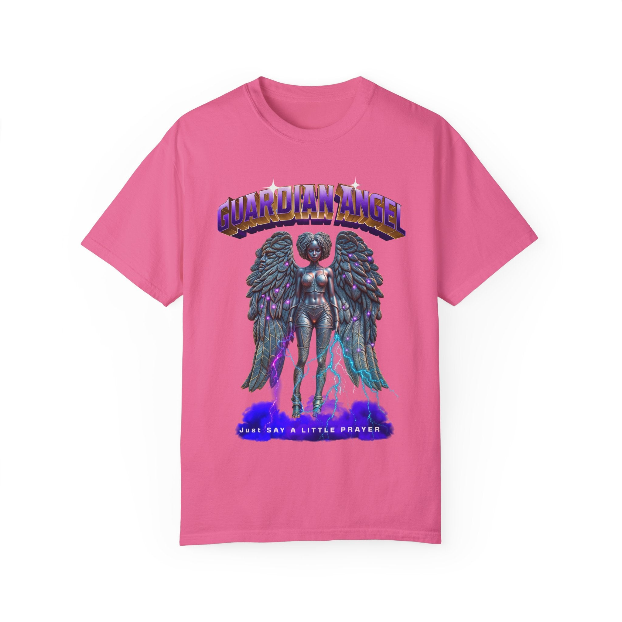 Unisex Garment-Dyed T-shirt With the title Guardian Angel