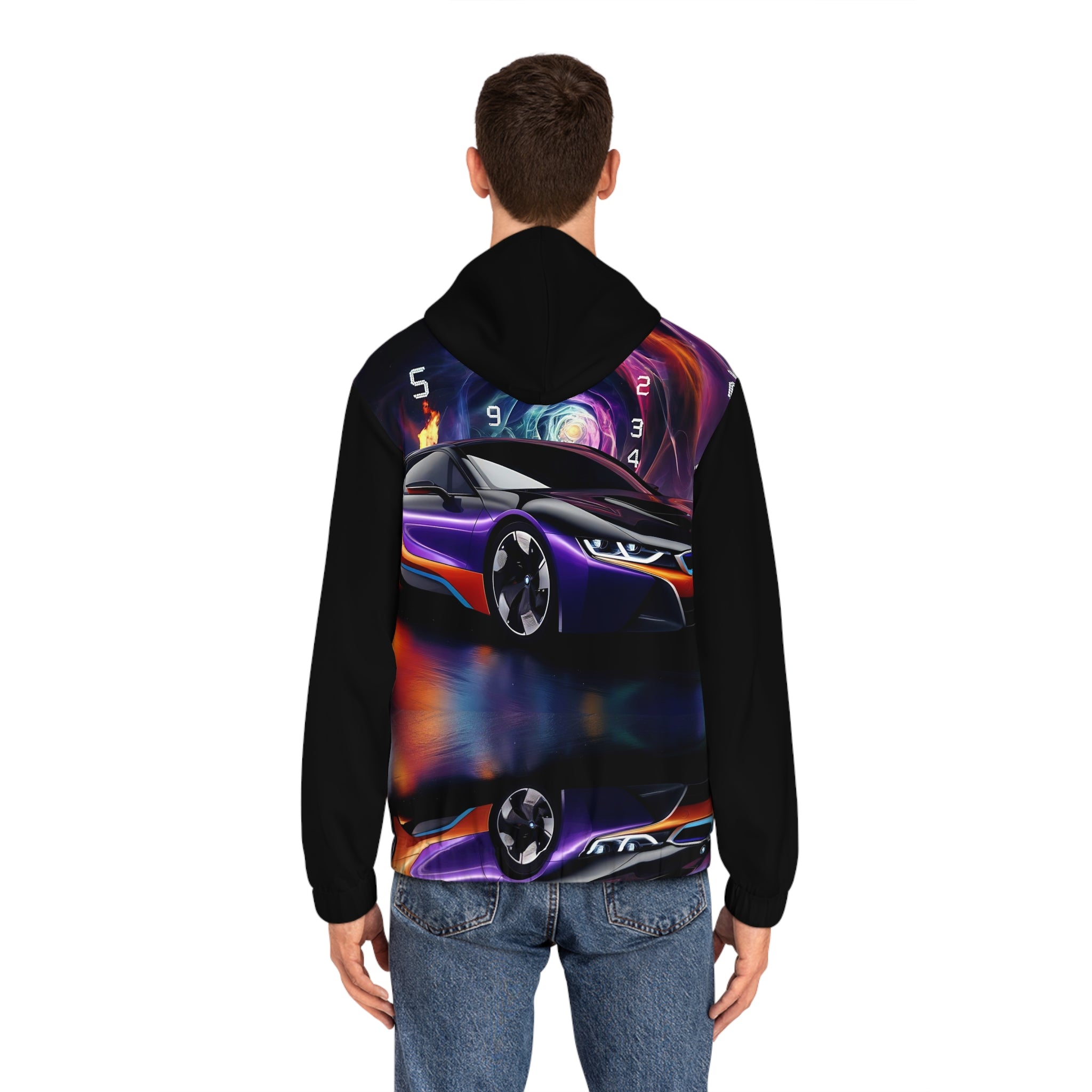 Men's Futuristic Seed Racer Car Hoodie