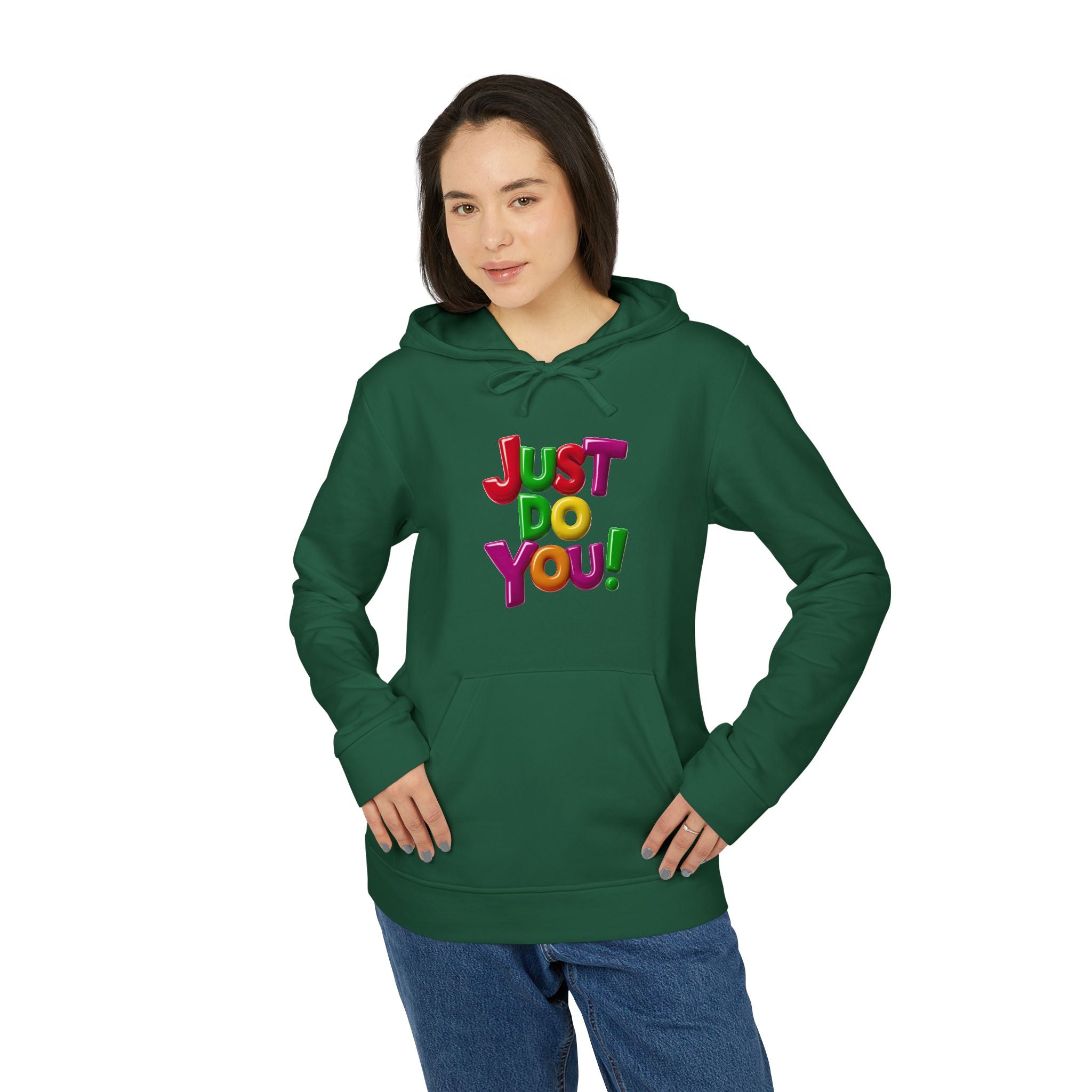 adidas® Unisex Fleece Hoodie: Just Do You - Angel Body