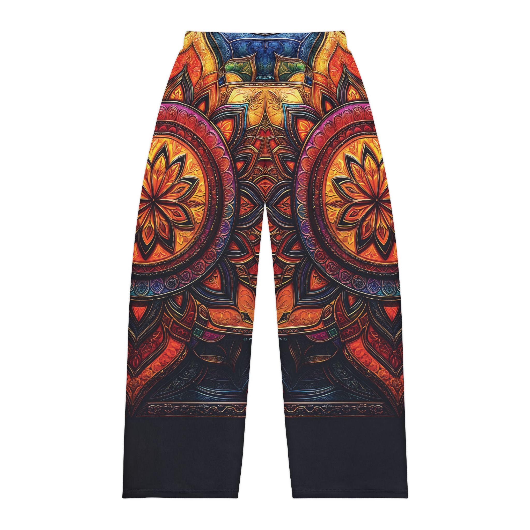 Vibrant Mandala Men's Pajama Pants for Relaxation & Comfort